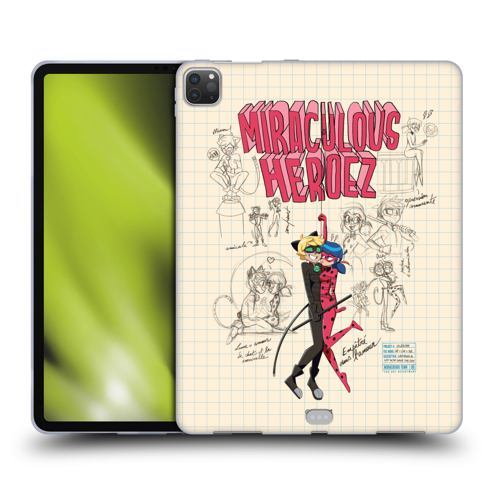 OFFICIAL MIRACULOUS LADYBUG SKETCHES SOFT GEL CASE FOR APPLE SAMSUNG KINDLE - Picture 12 of 15