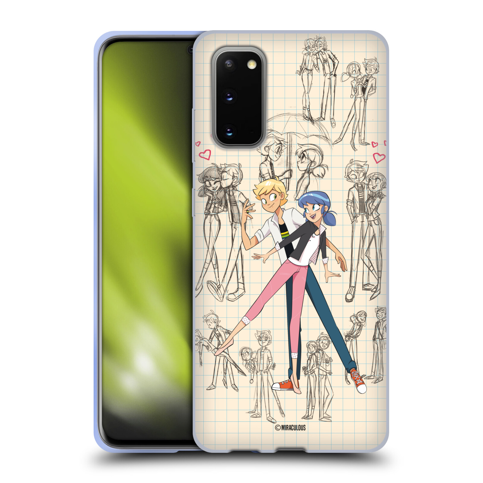 OFFICIAL MIRACULOUS LADYBUG SKETCHES SOFT GEL CASE FOR SAMSUNG PHONES 1 - Picture 14 of 15