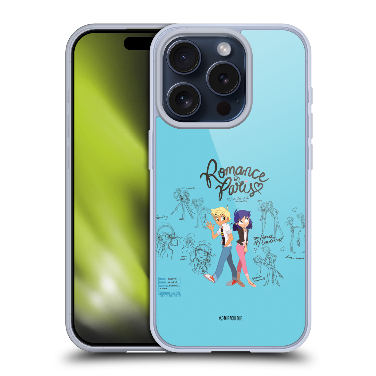 OFFICIAL MIRACULOUS LADYBUG SKETCHES SOFT GEL CASE FOR APPLE iPHONE PHONES - Picture 15 of 15