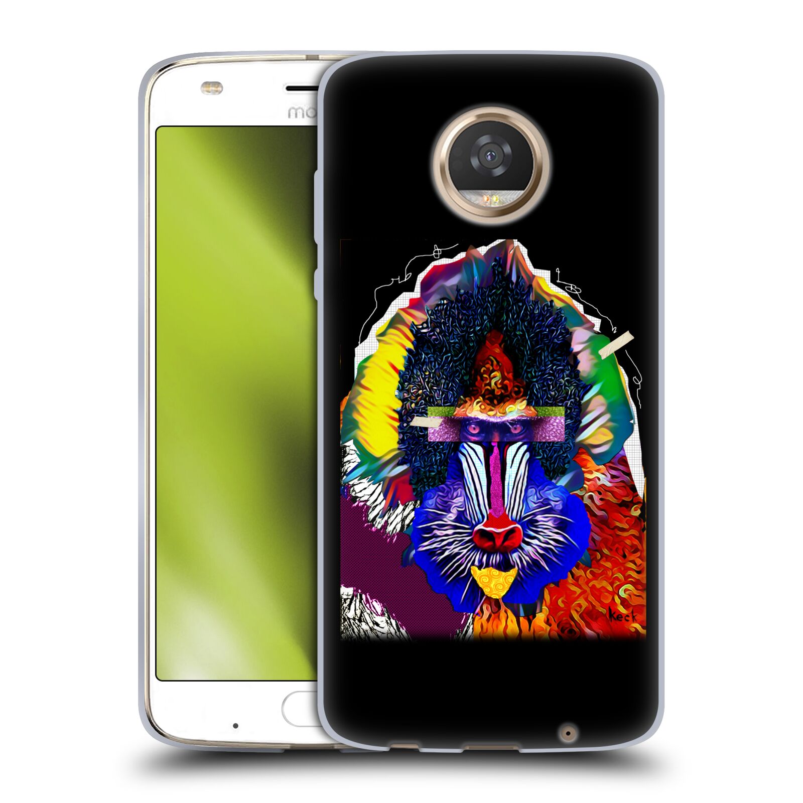 OFFICIAL MICHEL KECK ANIMAL COLLAGE SOFT GEL CASE FOR MOTOROLA PHONES - Picture 8 of 19