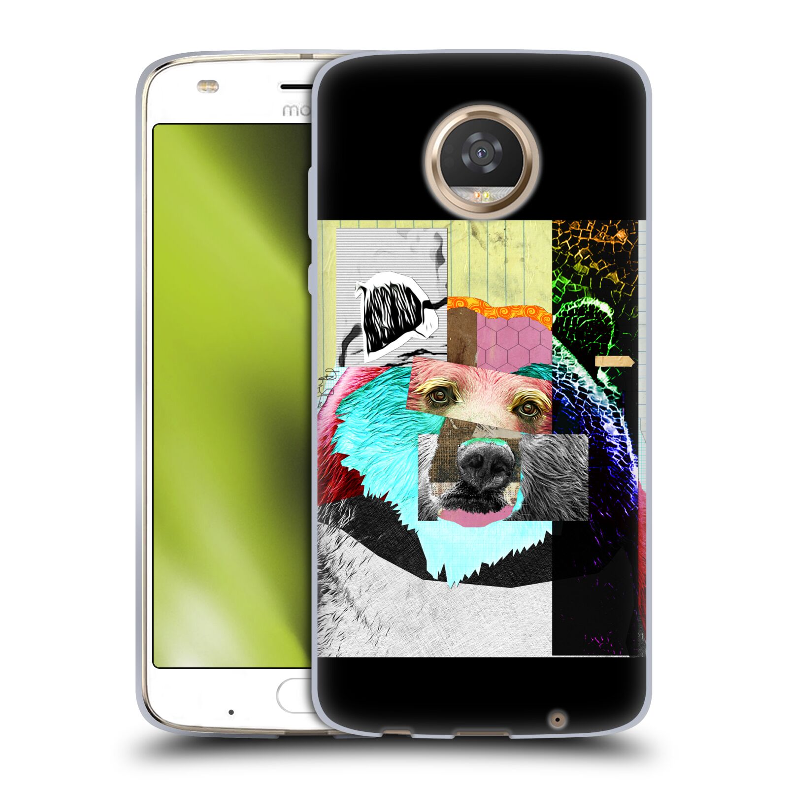 OFFICIAL MICHEL KECK ANIMAL COLLAGE SOFT GEL CASE FOR MOTOROLA PHONES - Picture 9 of 19