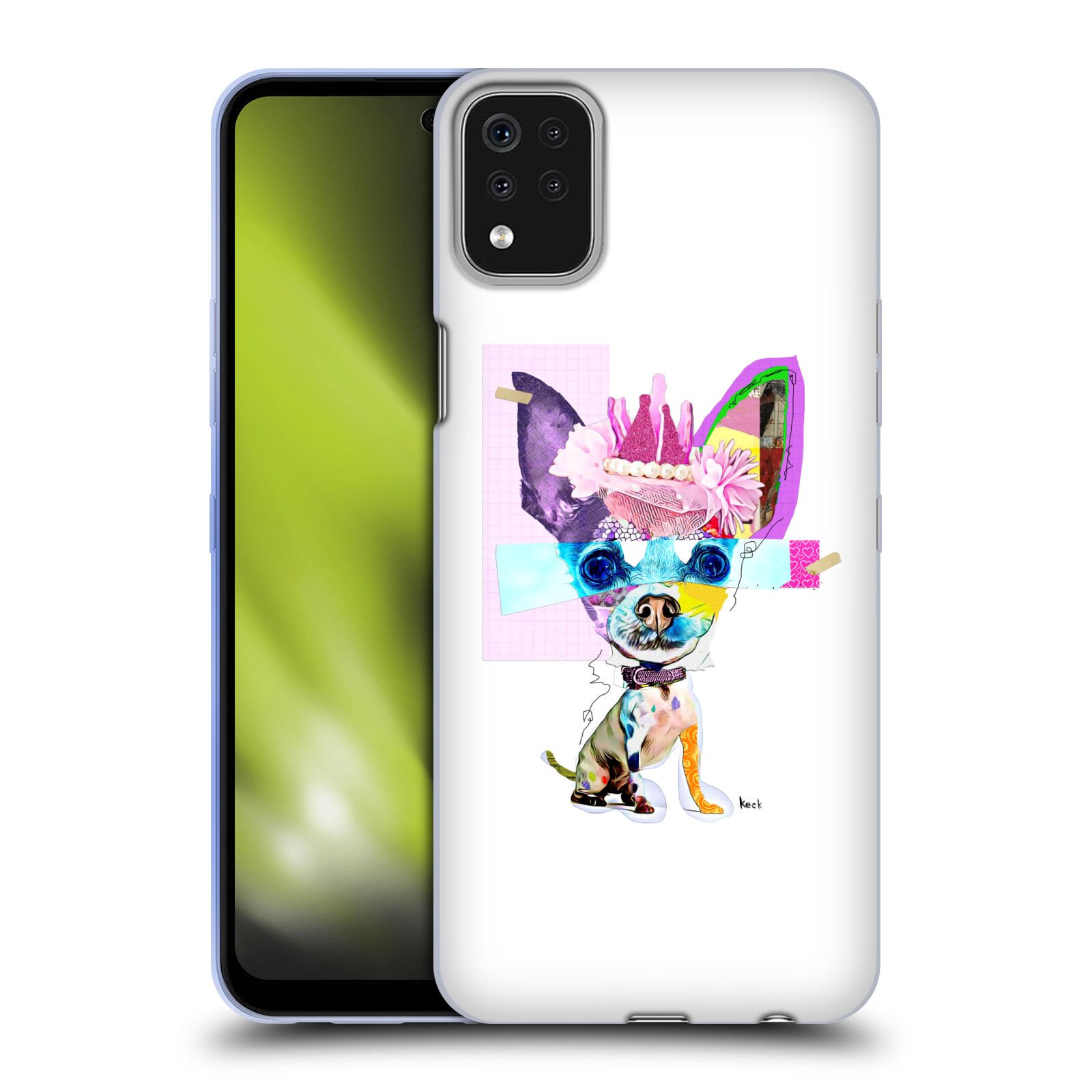 FUNDA OFICIAL MICHEL KECK ANIMAL COLLAGE GEL SUAVE PARA TELÉFONOS LG 1 - Imagen 8 de 8