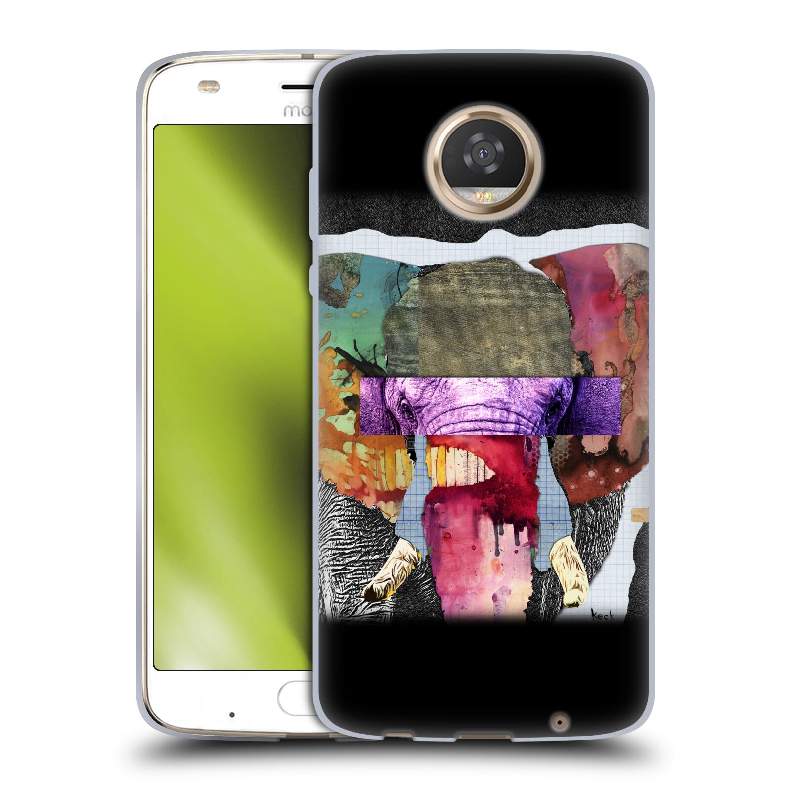 OFFICIAL MICHEL KECK ANIMAL COLLAGE SOFT GEL CASE FOR MOTOROLA PHONES - Picture 13 of 19