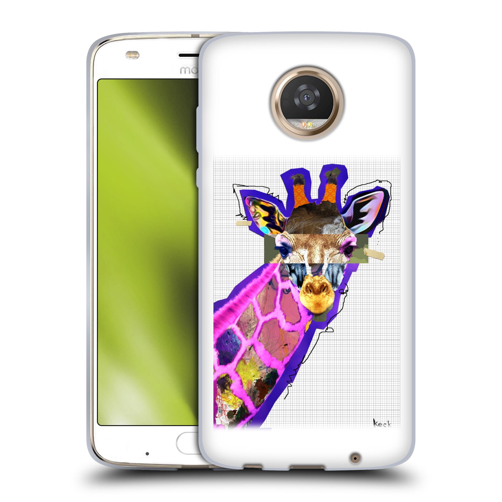 OFFICIAL MICHEL KECK ANIMAL COLLAGE SOFT GEL CASE FOR MOTOROLA PHONES - Picture 14 of 19