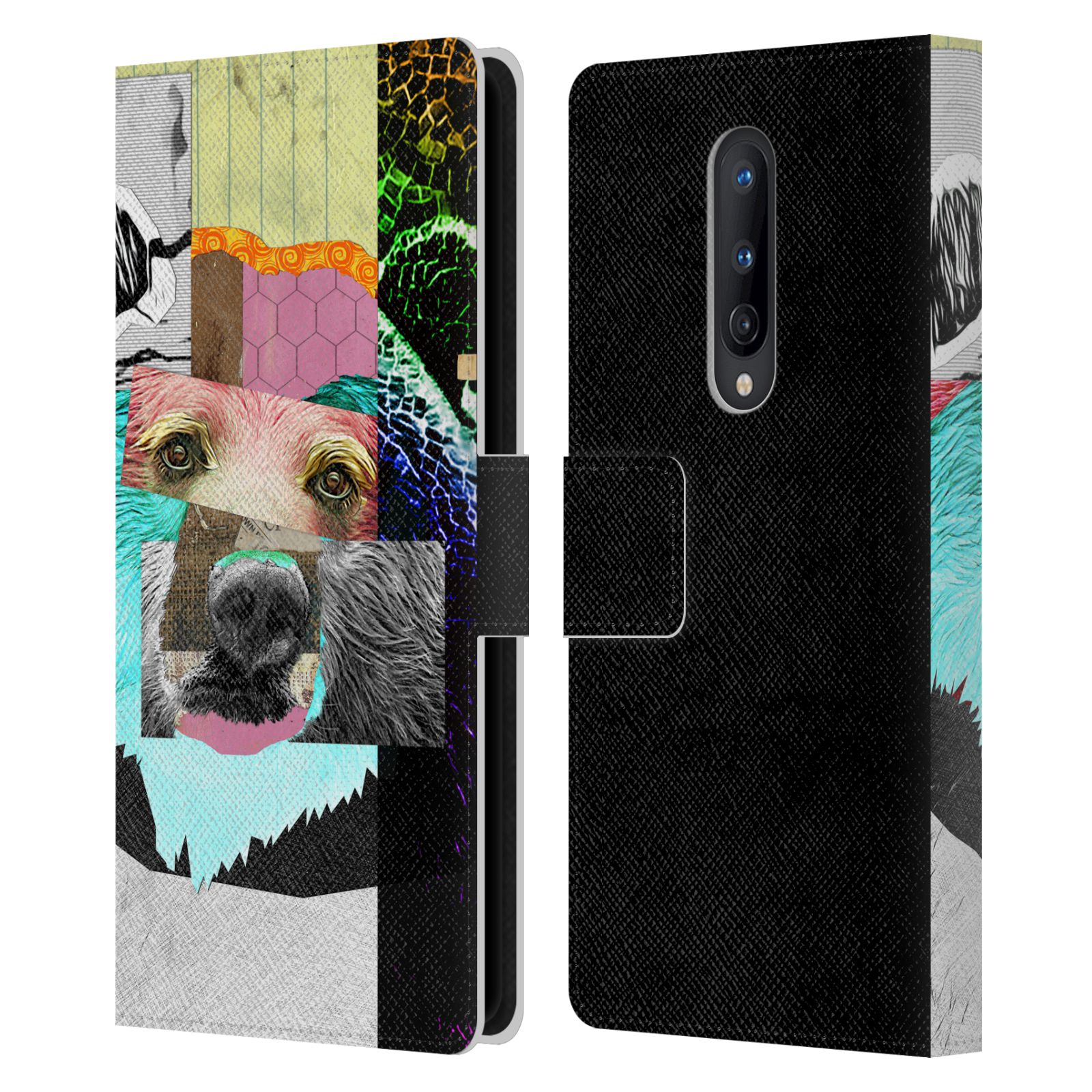 OFFICIAL MICHEL KECK ANIMAL COLLAGE LEATHER BOOK WALLET CASE FOR ONEPLUS PHONES - Picture 8 of 20