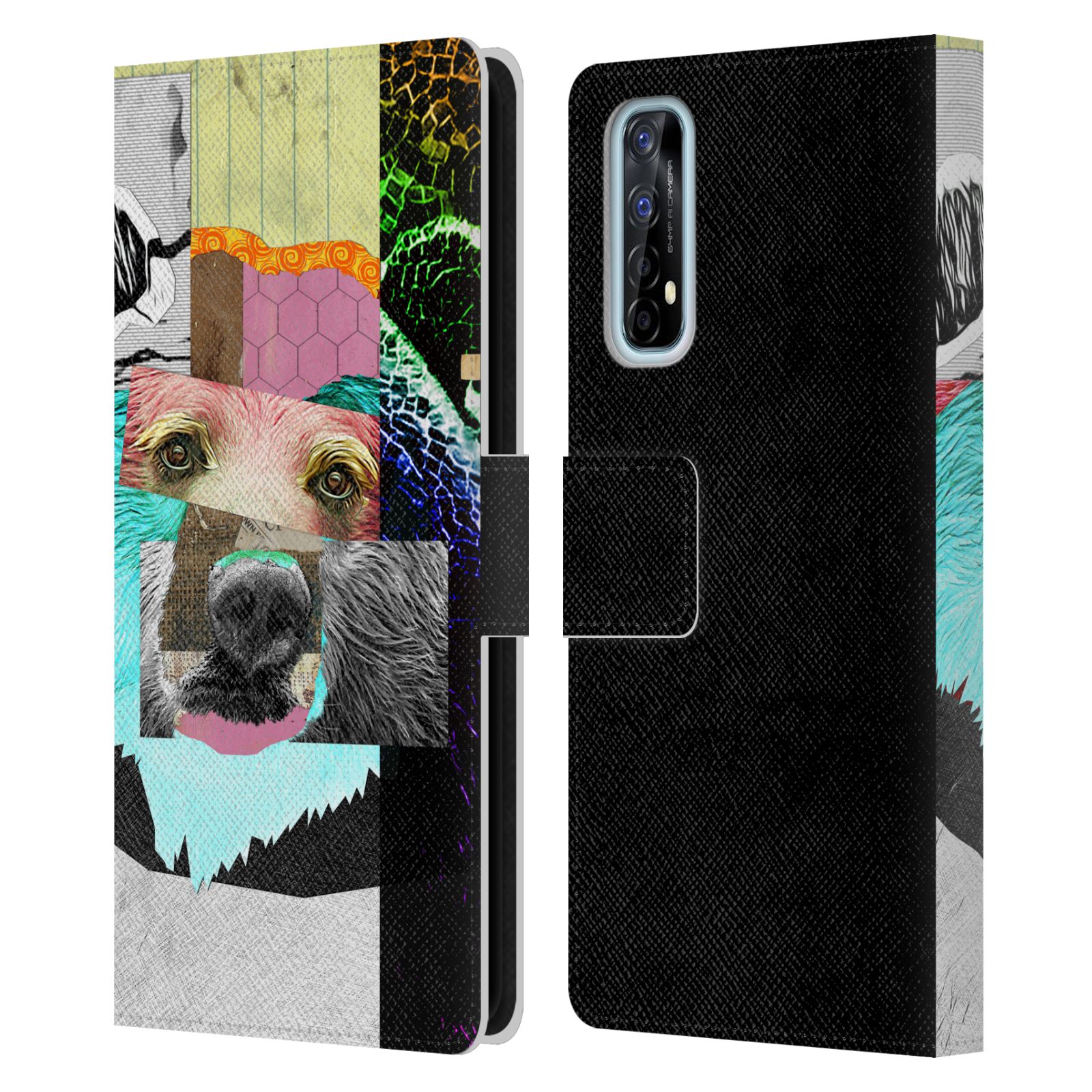 OFFICIAL MICHEL KECK ANIMAL COLLAGE LEATHER BOOK WALLET CASE FOR REALME PHONES - 第 8/20 張圖片