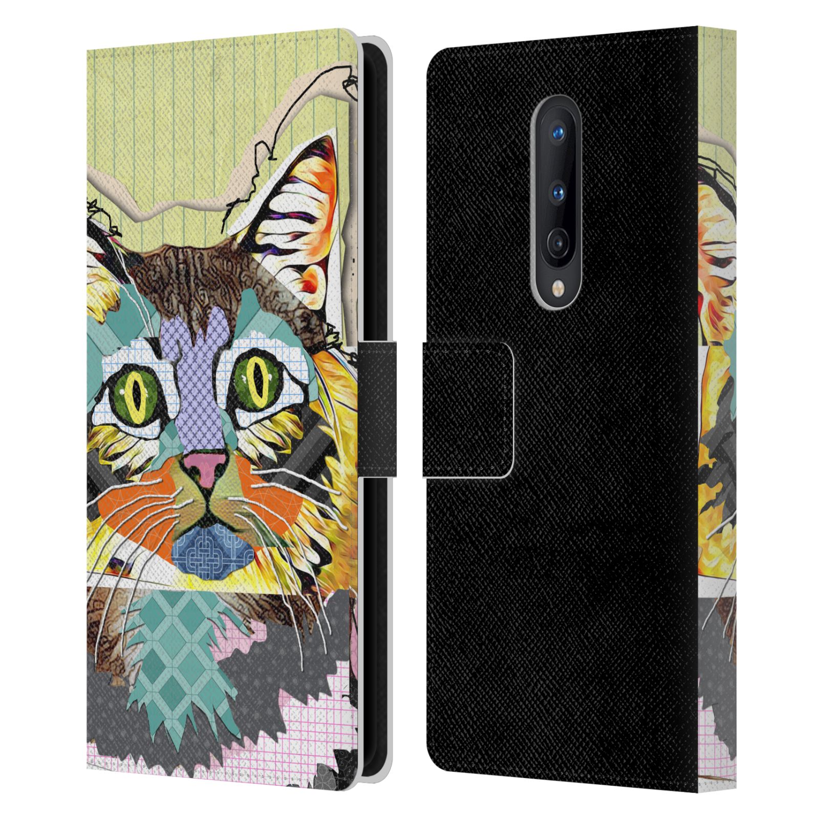 OFFICIAL MICHEL KECK ANIMAL COLLAGE LEATHER BOOK WALLET CASE FOR ONEPLUS PHONES - Picture 10 of 20