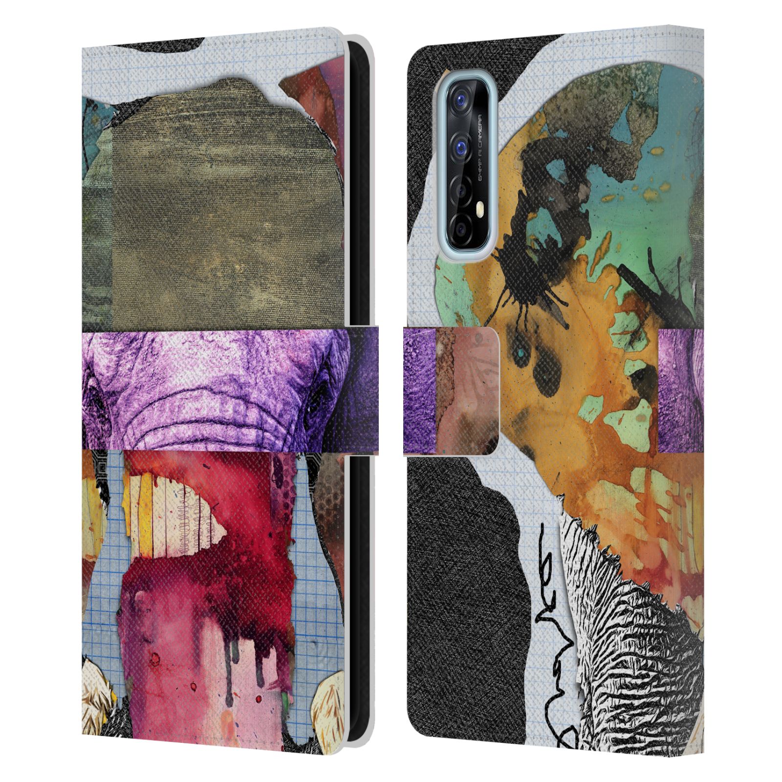 OFFICIAL MICHEL KECK ANIMAL COLLAGE LEATHER BOOK WALLET CASE FOR REALME PHONES - 第 13/20 張圖片