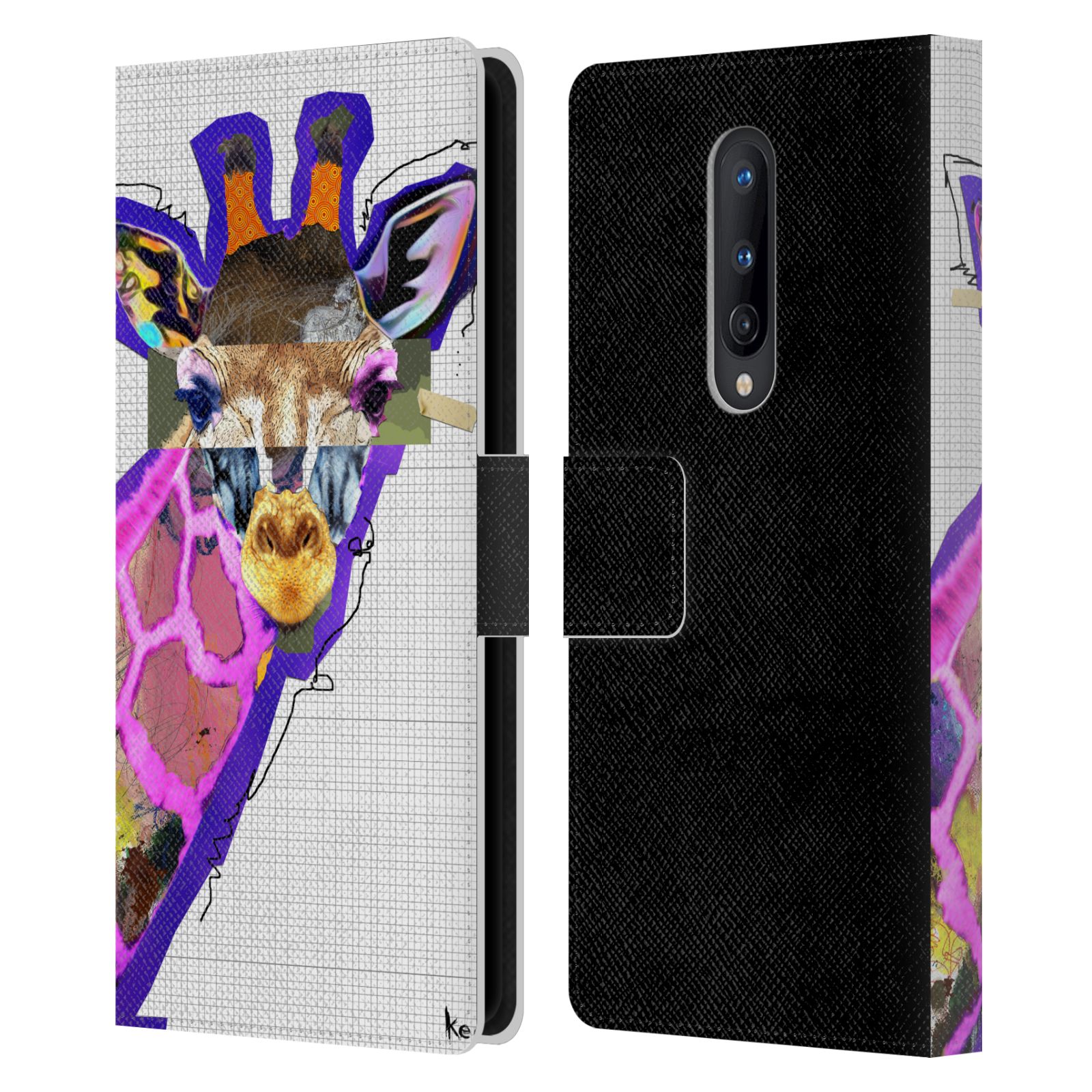 OFFICIAL MICHEL KECK ANIMAL COLLAGE LEATHER BOOK WALLET CASE FOR ONEPLUS PHONES - Picture 14 of 20