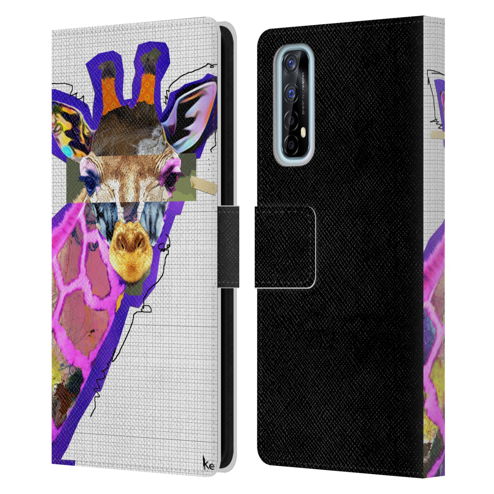 OFFICIAL MICHEL KECK ANIMAL COLLAGE LEATHER BOOK WALLET CASE FOR REALME PHONES - 第 14/20 張圖片