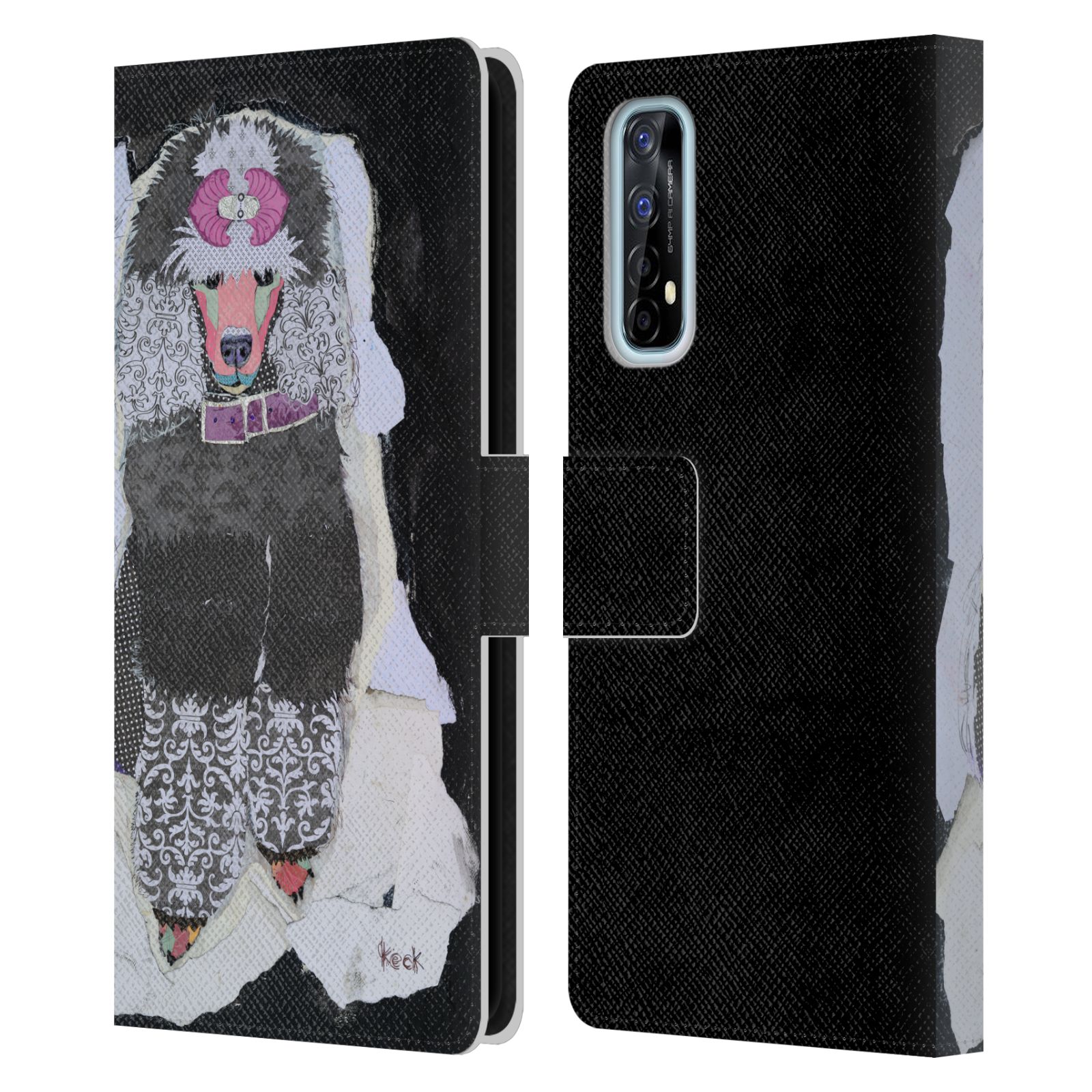 OFFICIAL MICHEL KECK ANIMAL COLLAGE LEATHER BOOK WALLET CASE FOR REALME PHONES - 第 18/20 張圖片