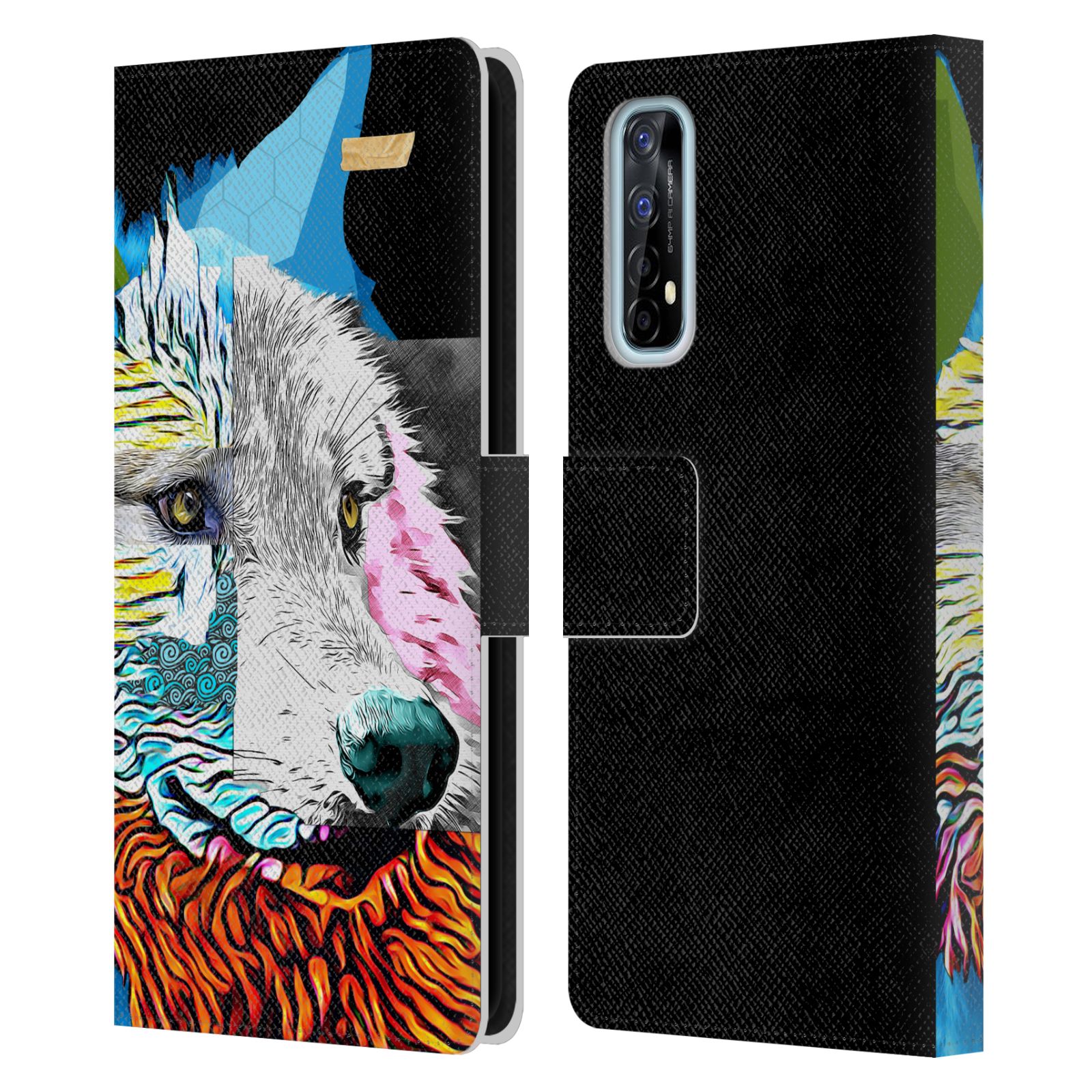 OFFICIAL MICHEL KECK ANIMAL COLLAGE LEATHER BOOK WALLET CASE FOR REALME PHONES - 第 19/20 張圖片