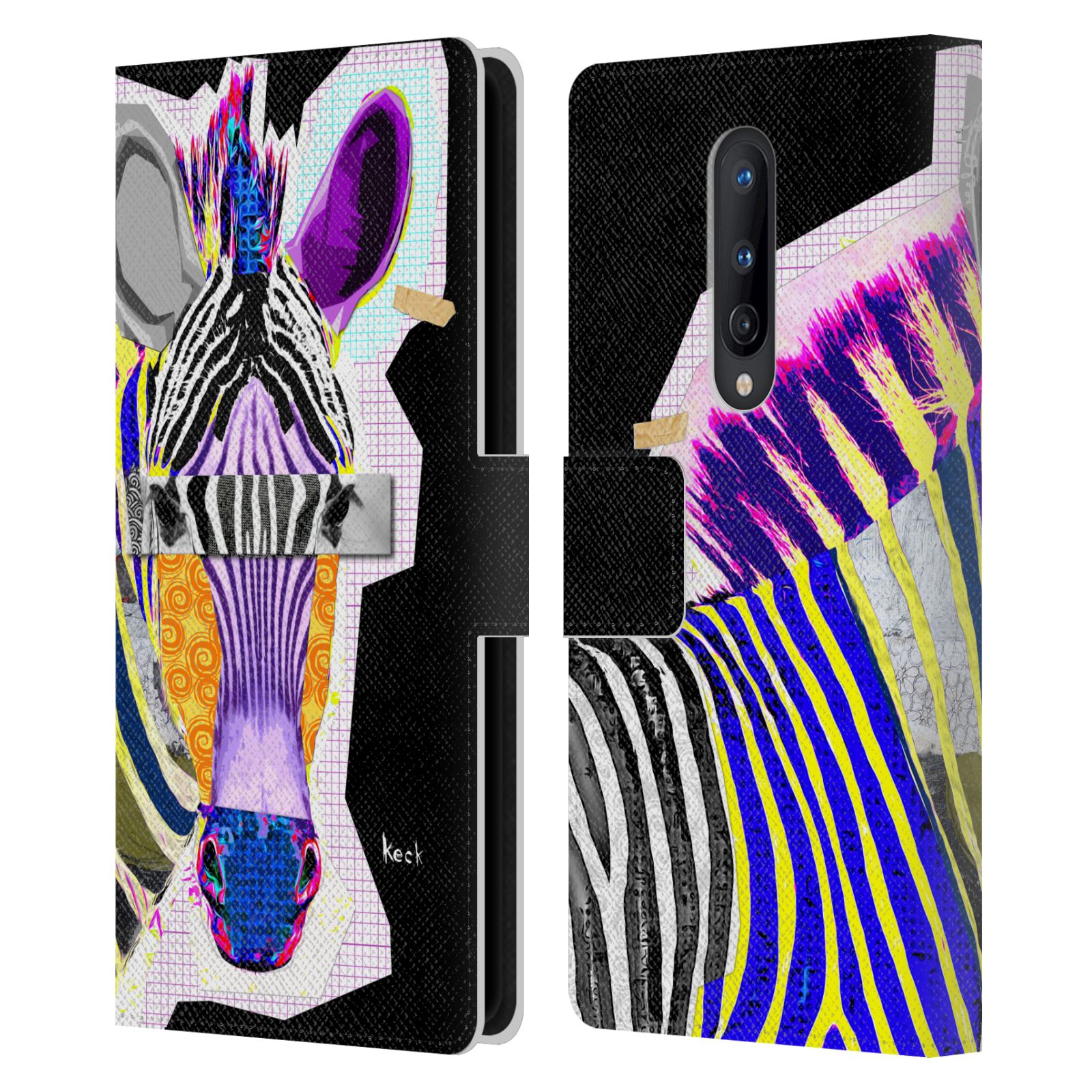 OFFICIAL MICHEL KECK ANIMAL COLLAGE LEATHER BOOK WALLET CASE FOR ONEPLUS PHONES - Picture 20 of 20