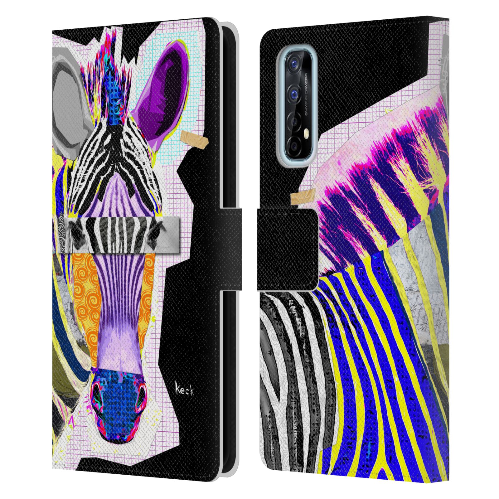 OFFICIAL MICHEL KECK ANIMAL COLLAGE LEATHER BOOK WALLET CASE FOR REALME PHONES - 第 20/20 張圖片