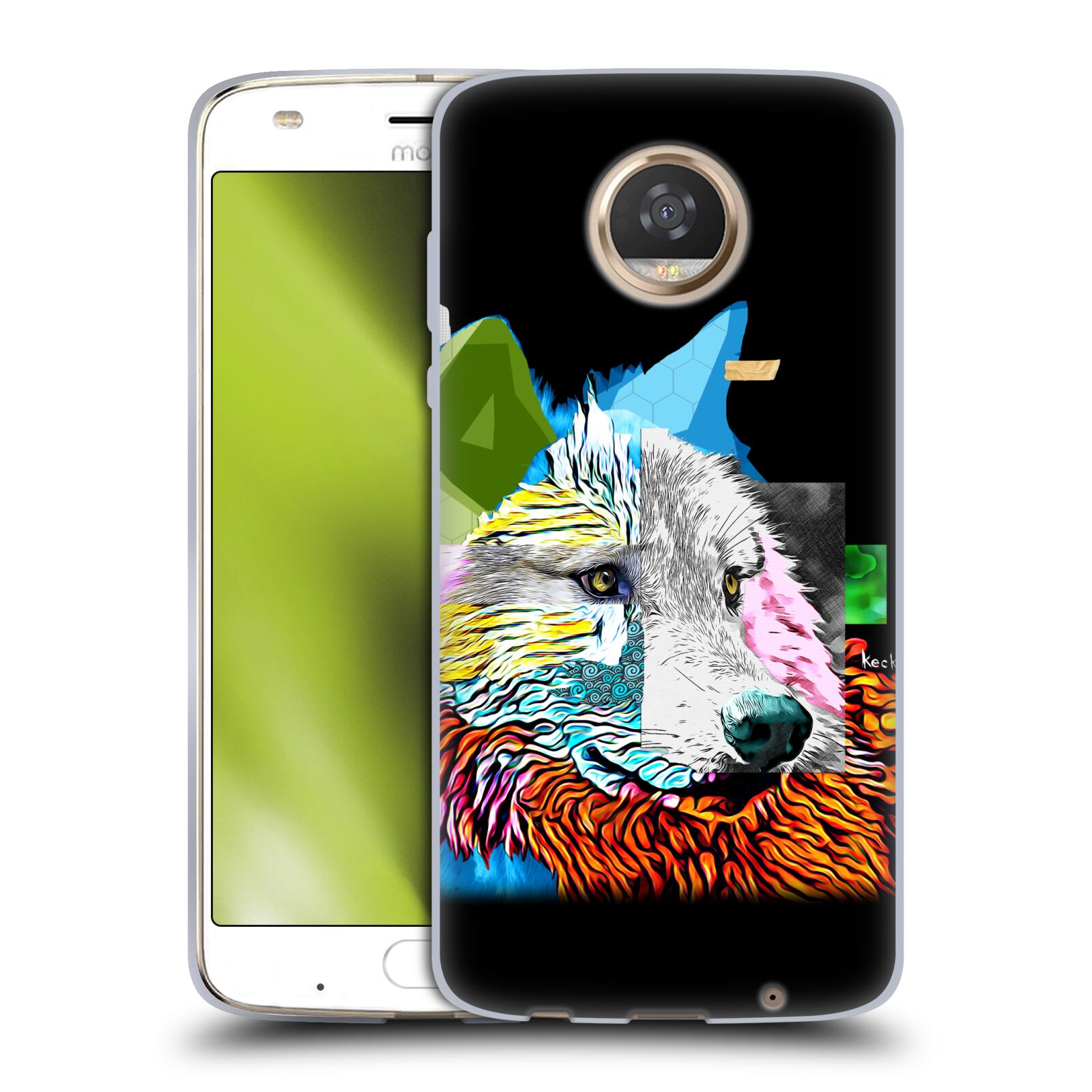 OFFICIAL MICHEL KECK ANIMAL COLLAGE SOFT GEL CASE FOR MOTOROLA PHONES - Picture 18 of 19