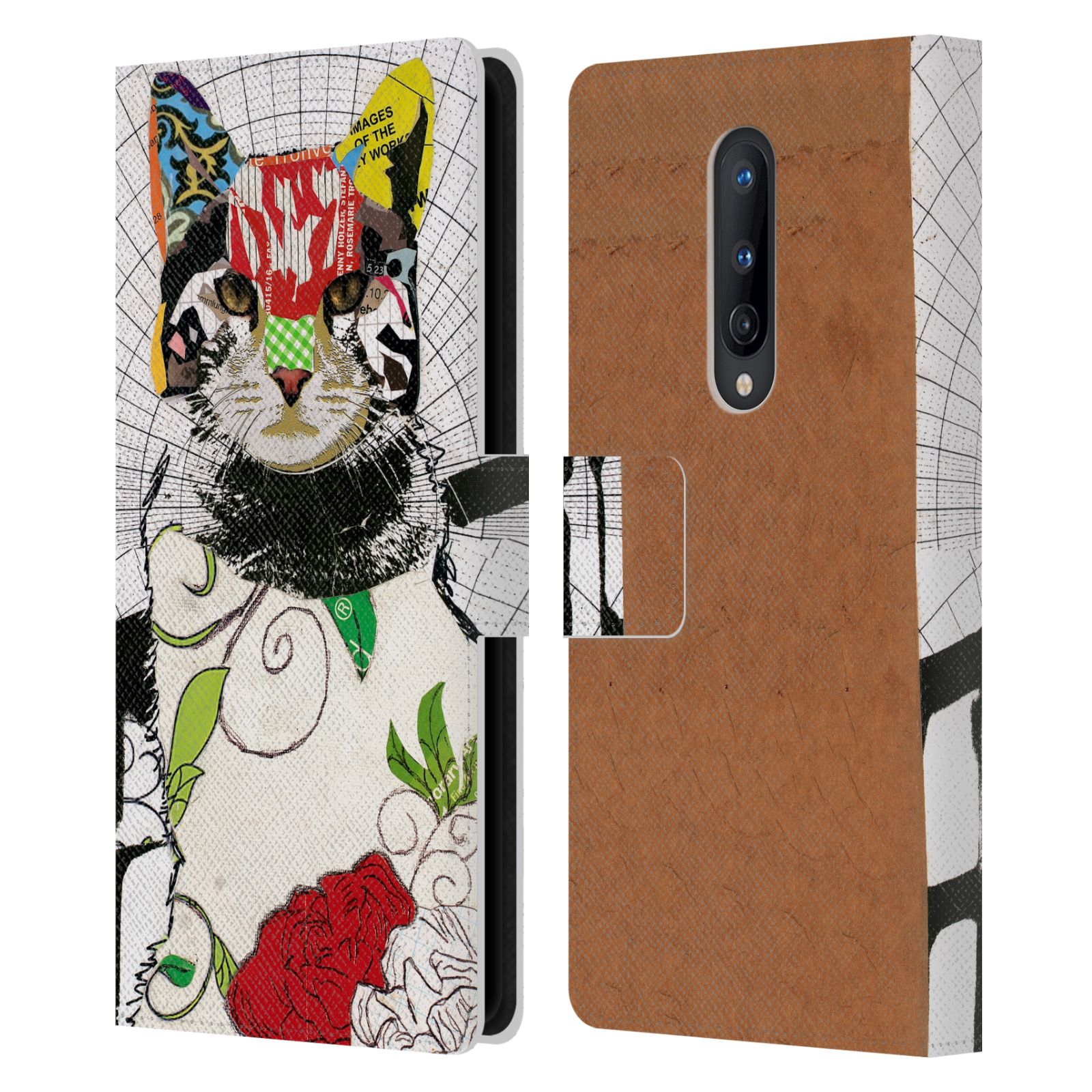 OFFICIAL MICHEL KECK ANIMALS LEATHER BOOK WALLET CASE FOR BLACKBERRY ONEPLUS - Picture 7 of 13