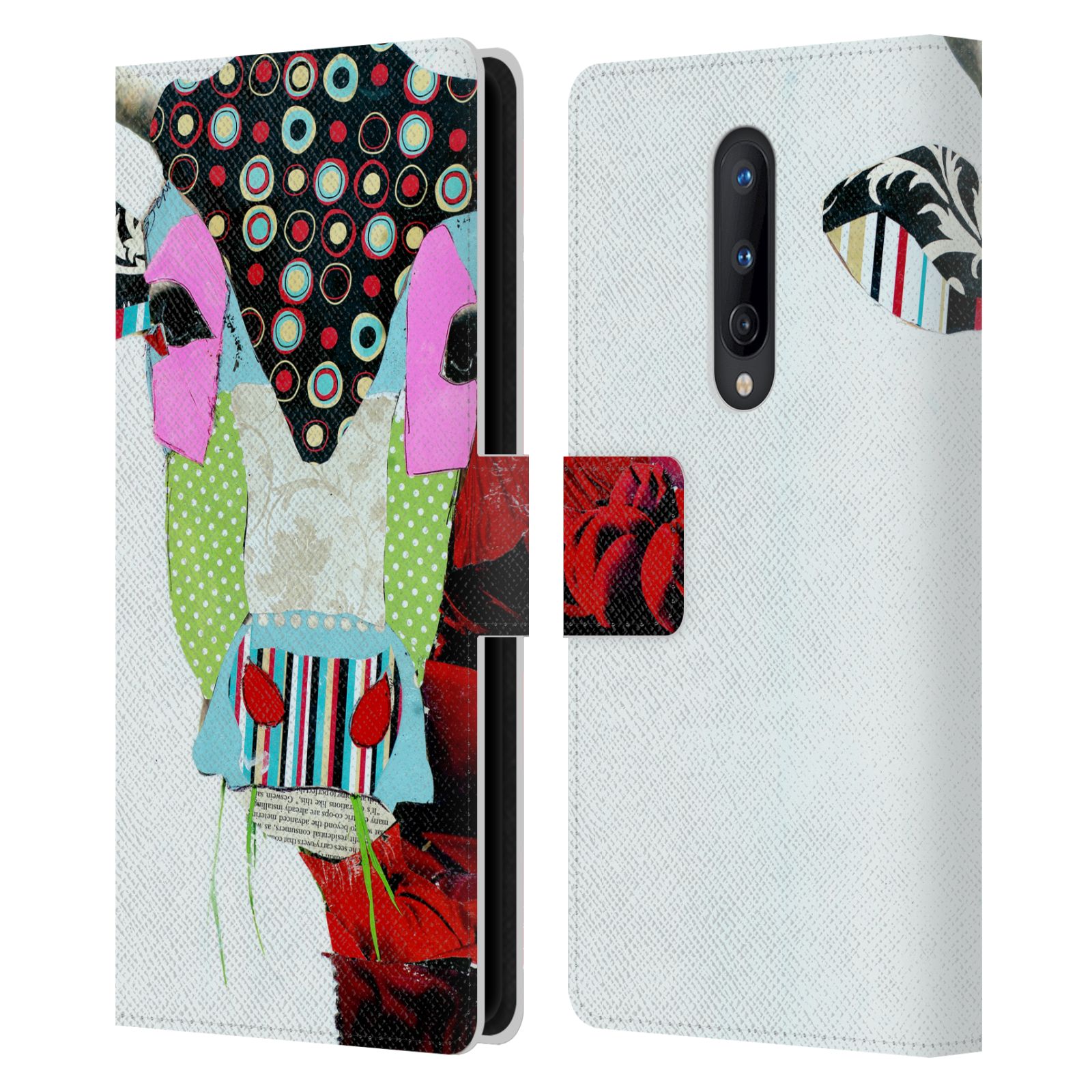 OFFICIAL MICHEL KECK ANIMALS LEATHER BOOK WALLET CASE FOR BLACKBERRY ONEPLUS - Picture 10 of 13