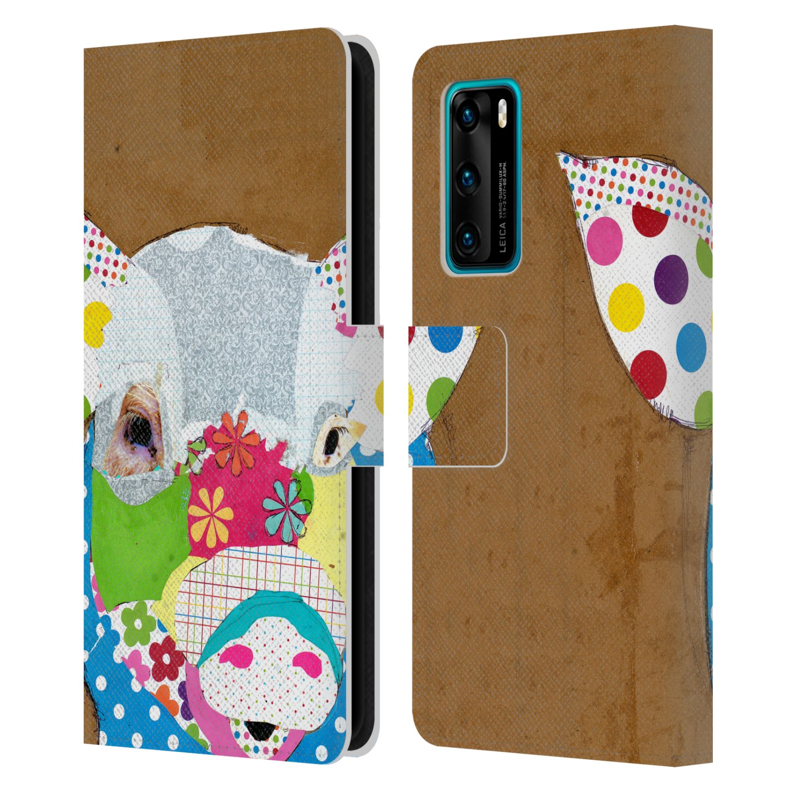 OFFICIAL MICHEL KECK ANIMALS LEATHER BOOK WALLET CASE COVER FOR HUAWEI PHONES 4 - Picture 7 of 7