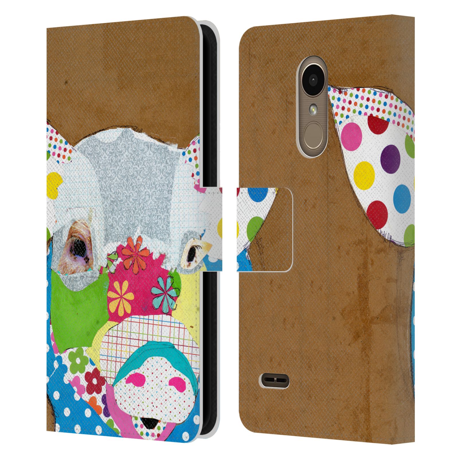 OFFICIAL MICHEL KECK ANIMALS LEATHER BOOK WALLET CASE COVER FOR LG PHONES 1 - Picture 6 of 6