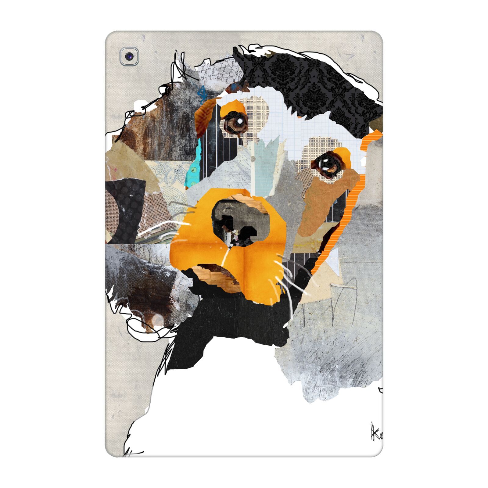 OFFICIAL MICHEL KECK DOGS 3 VINYL STICKER SKIN DECAL FOR SAMSUNG AMAZON TABLETS - Picture 16 of 20