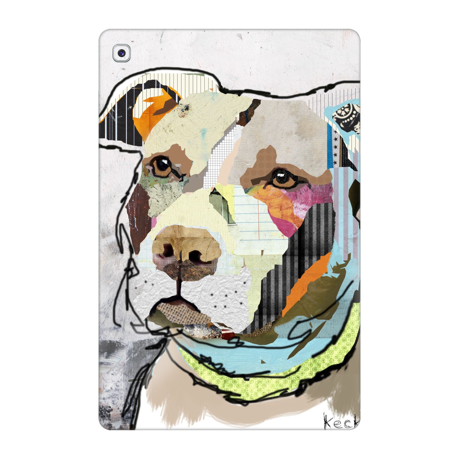 OFFICIAL MICHEL KECK DOGS 3 VINYL STICKER SKIN DECAL FOR SAMSUNG AMAZON TABLETS - Picture 19 of 20