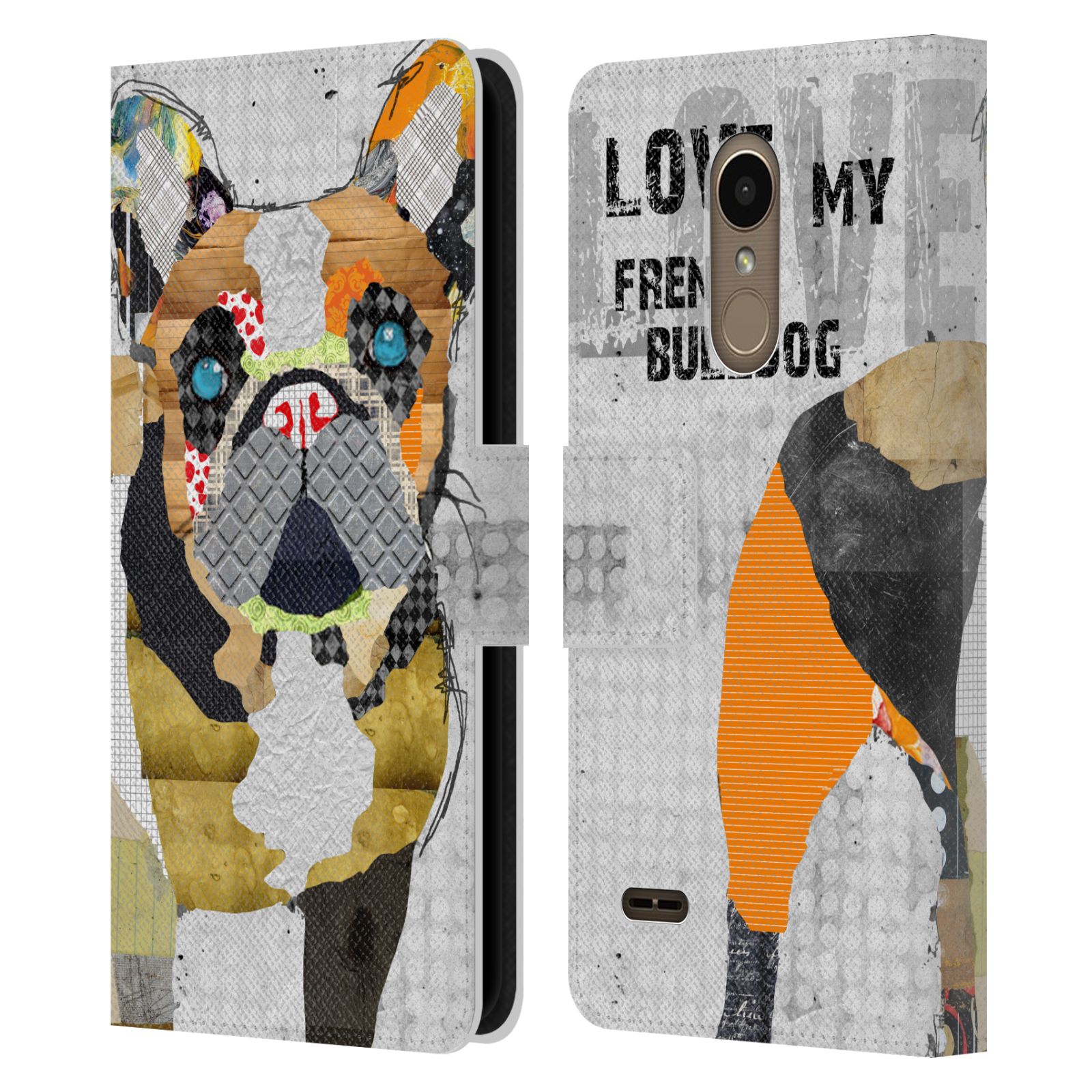 OFFICIAL MICHEL KECK DOGS 4 LEATHER BOOK WALLET CASE COVER FOR LG PHONES 1 - Picture 6 of 6