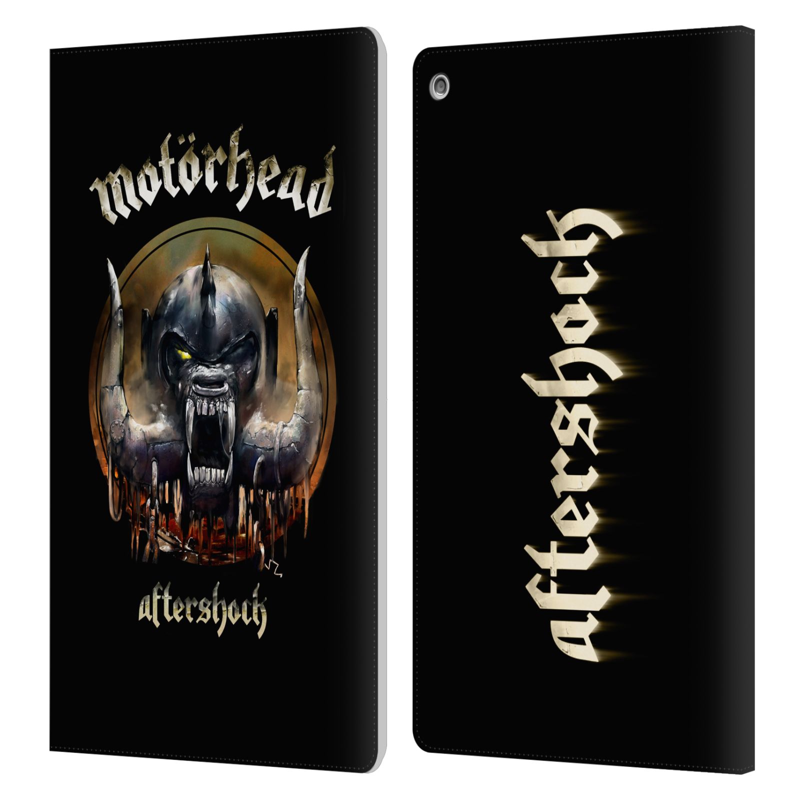 OFFICIAL MOTORHEAD GRAPHICS LEATHER BOOK WALLET CASE COVER FOR AMAZON FIRE - Picture 9 of 18
