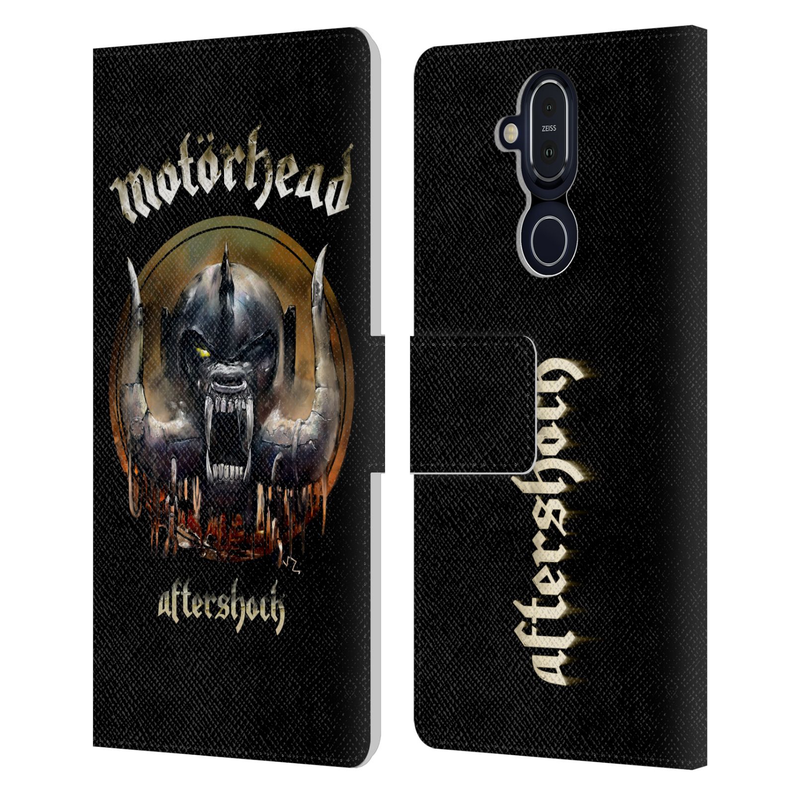 OFFICIAL MOTORHEAD GRAPHICS LEATHER BOOK WALLET CASE FOR MICROSOFT NOKIA PHONES - Picture 9 of 18