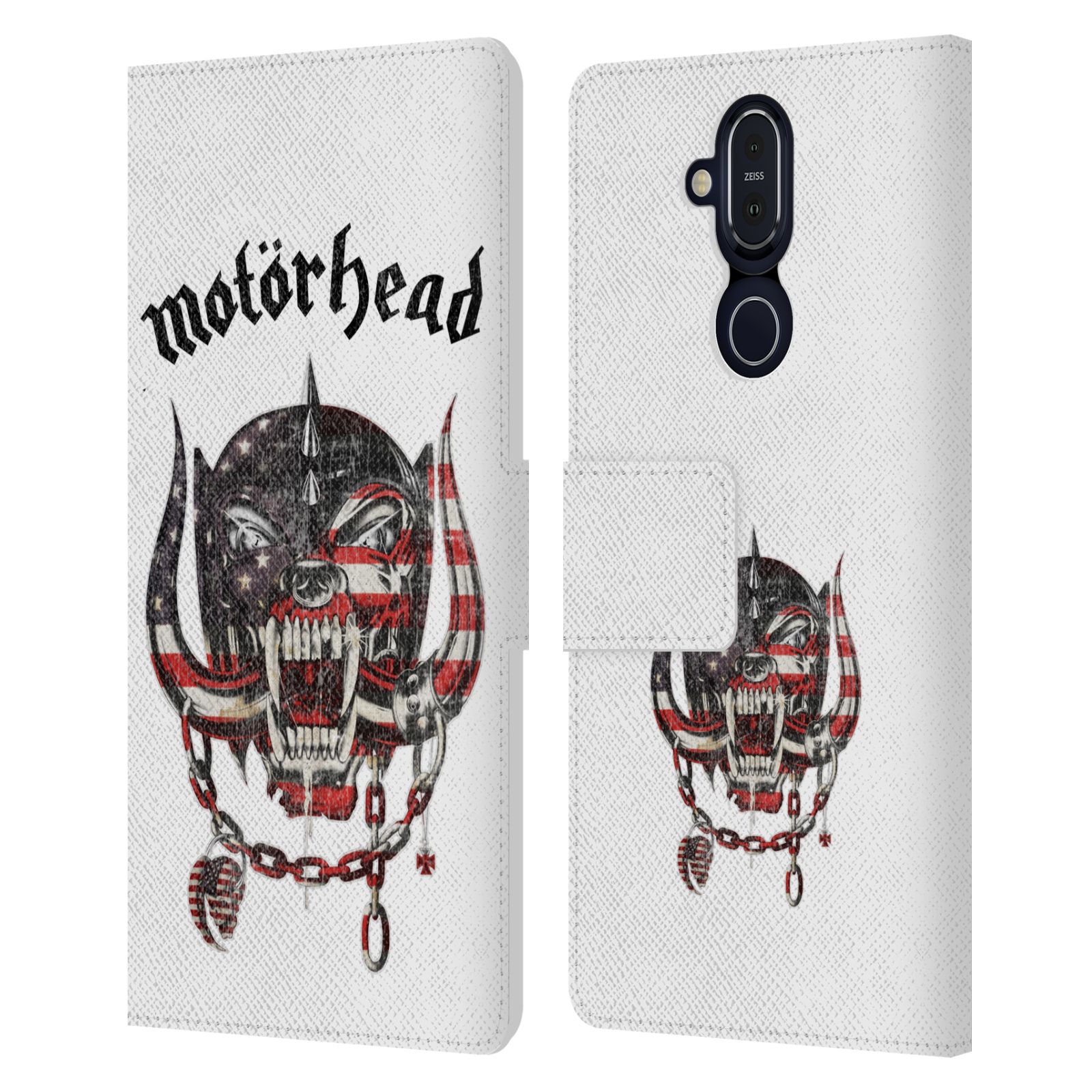 OFFICIAL MOTORHEAD GRAPHICS LEATHER BOOK WALLET CASE FOR MICROSOFT NOKIA PHONES - Picture 10 of 18