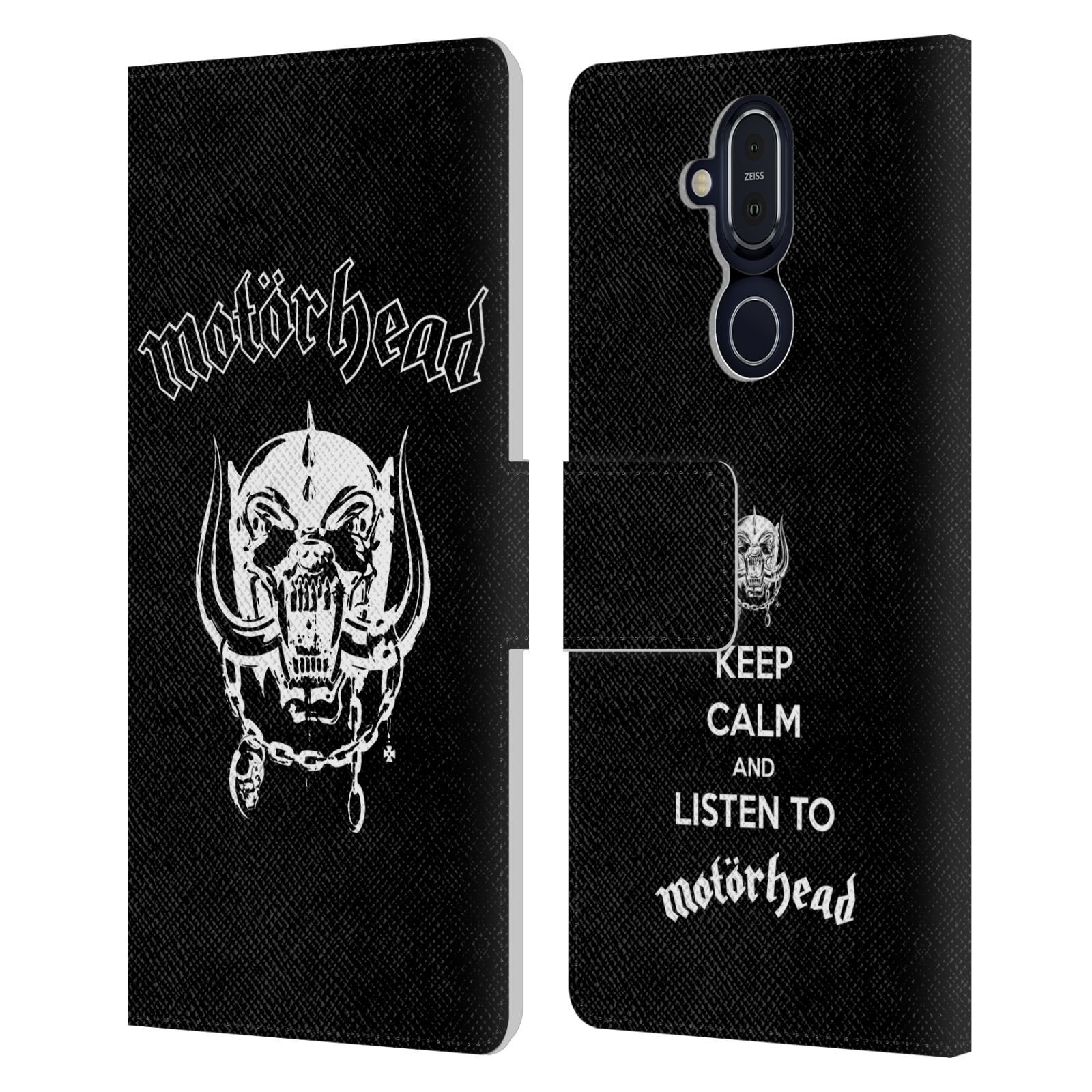 OFFICIAL MOTORHEAD GRAPHICS LEATHER BOOK WALLET CASE FOR MICROSOFT NOKIA PHONES - Picture 12 of 18