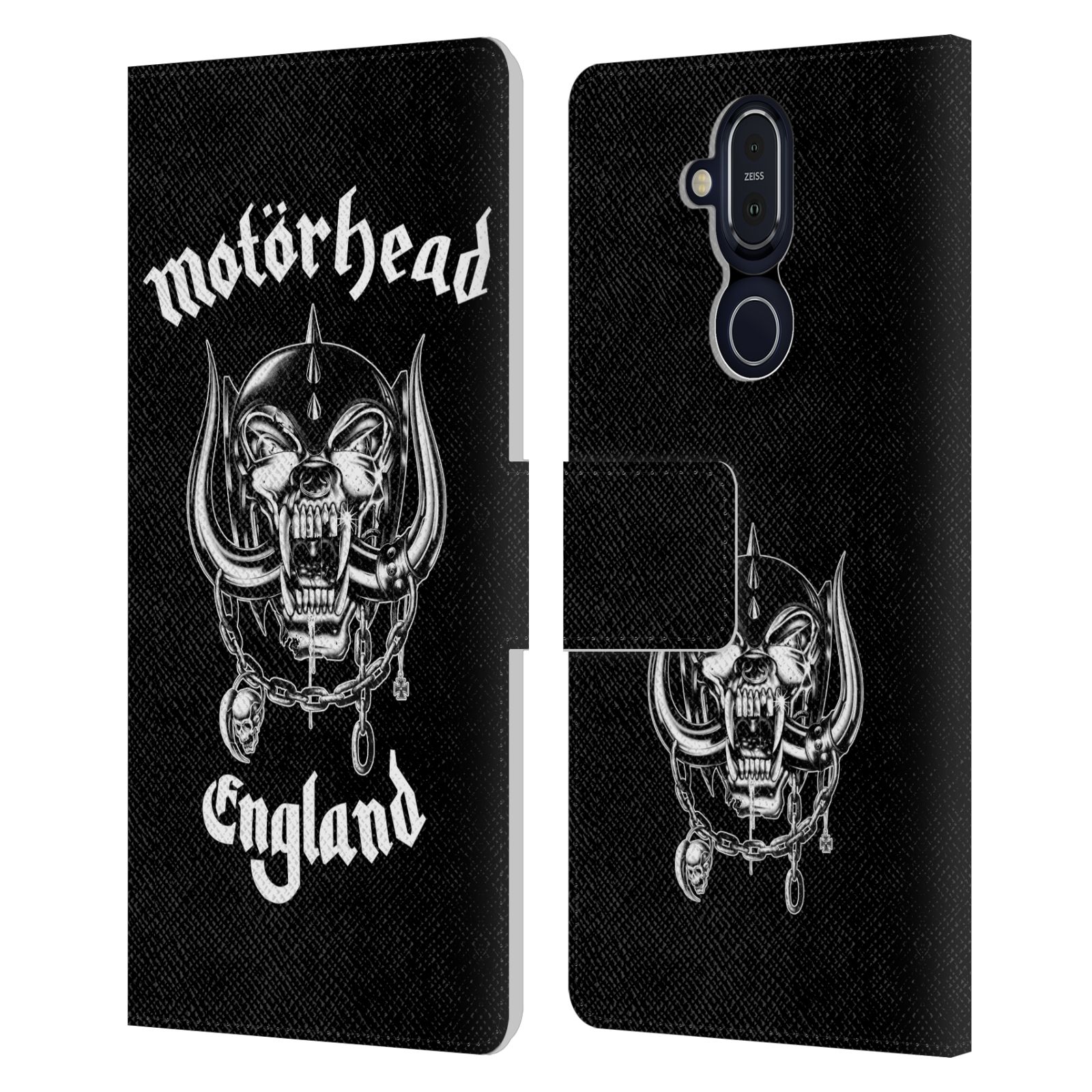 OFFICIAL MOTORHEAD GRAPHICS LEATHER BOOK WALLET CASE FOR MICROSOFT NOKIA PHONES - Picture 14 of 18