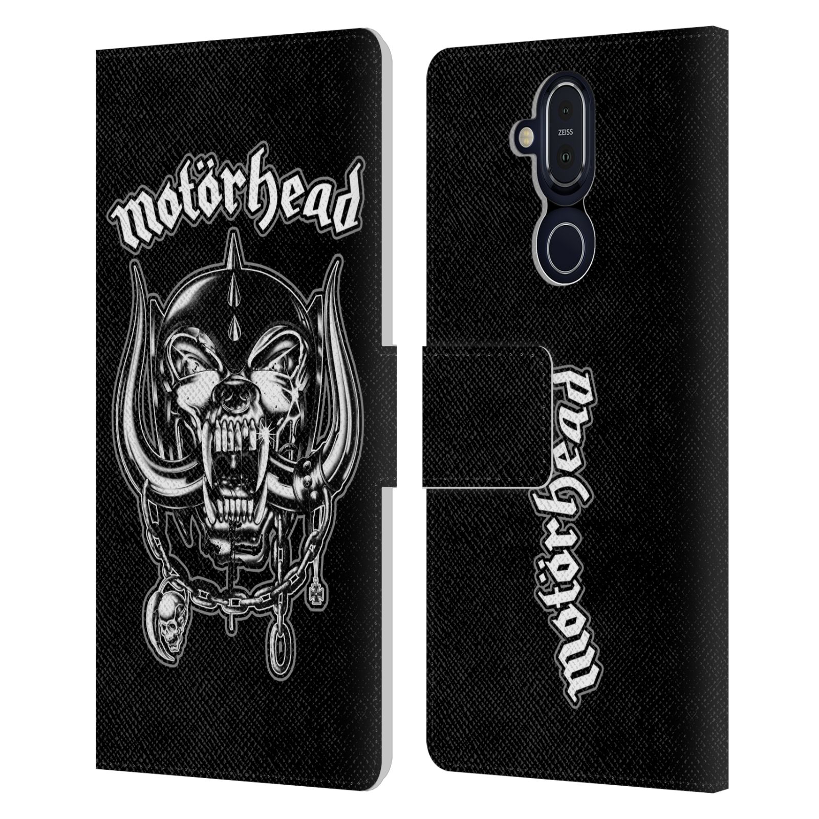 OFFICIAL MOTORHEAD GRAPHICS LEATHER BOOK WALLET CASE FOR MICROSOFT NOKIA PHONES - Picture 17 of 18
