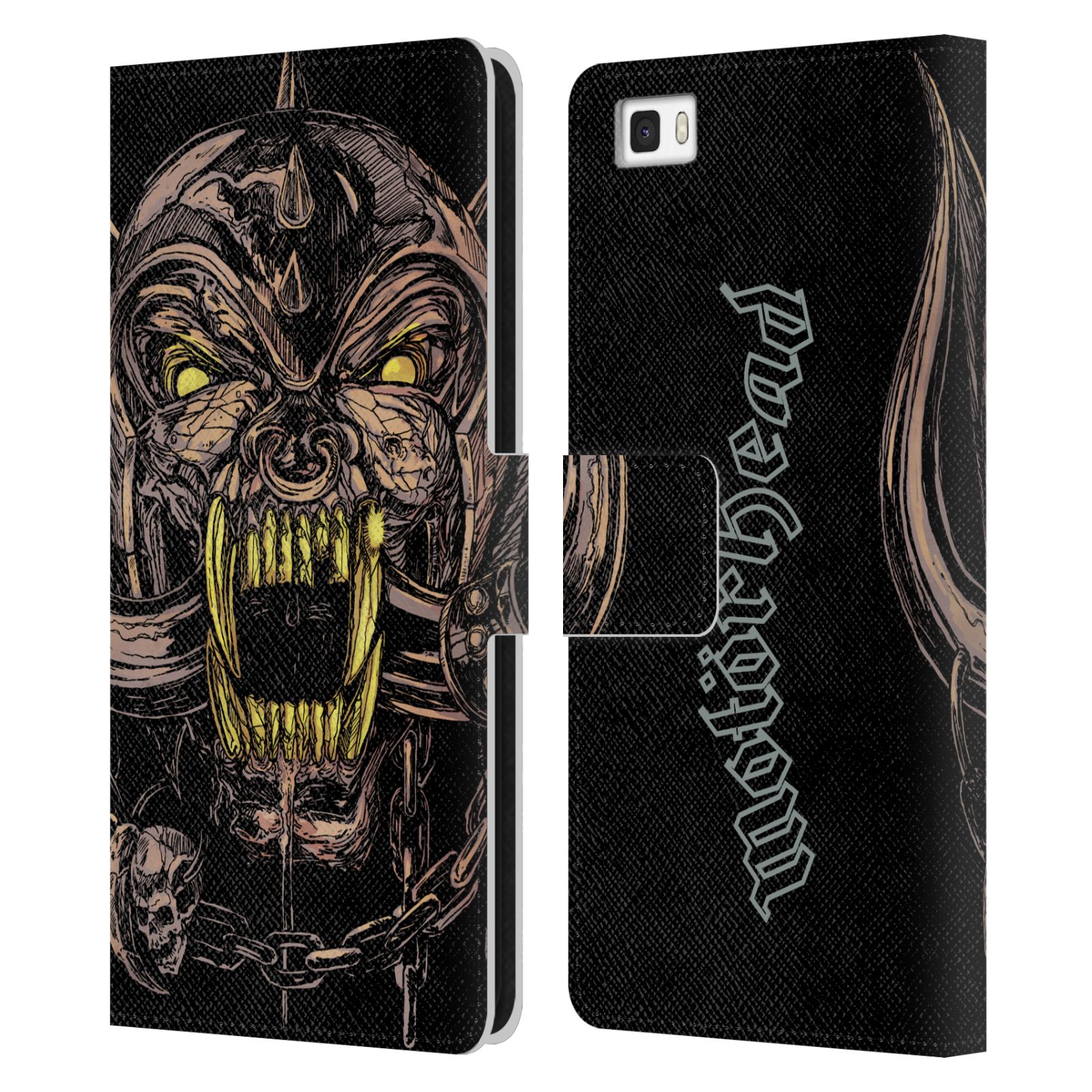 OFFICIAL MOTORHEAD GRAPHICS LEATHER BOOK WALLET CASE COVER FOR HUAWEI PHONES 2 - Picture 7 of 7