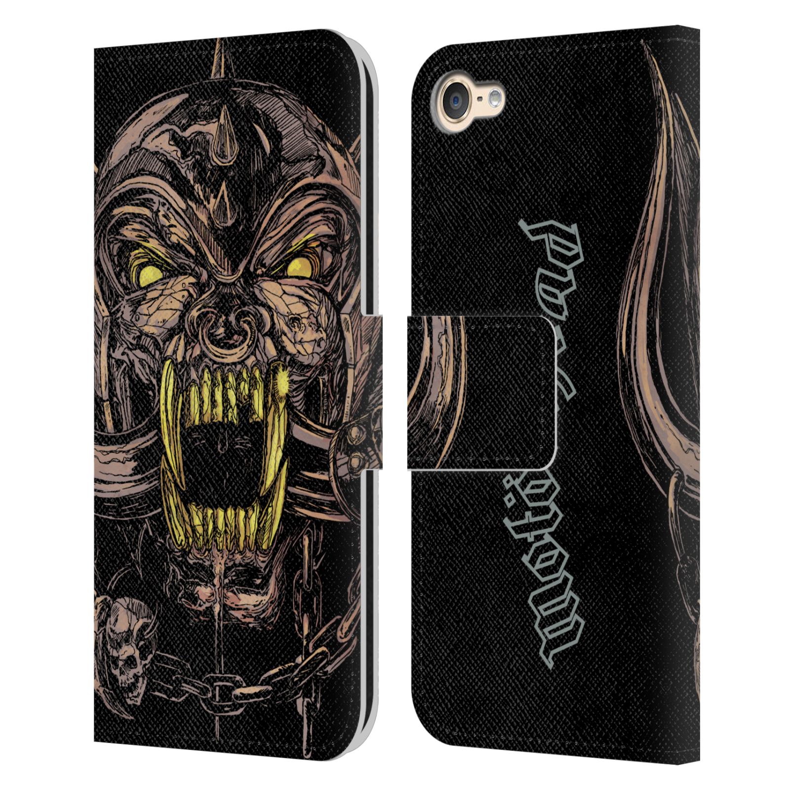 OFFICIAL MOTORHEAD GRAPHICS LEATHER BOOK WALLET CASE FOR APPLE iPOD TOUCH MP3 - Picture 7 of 7