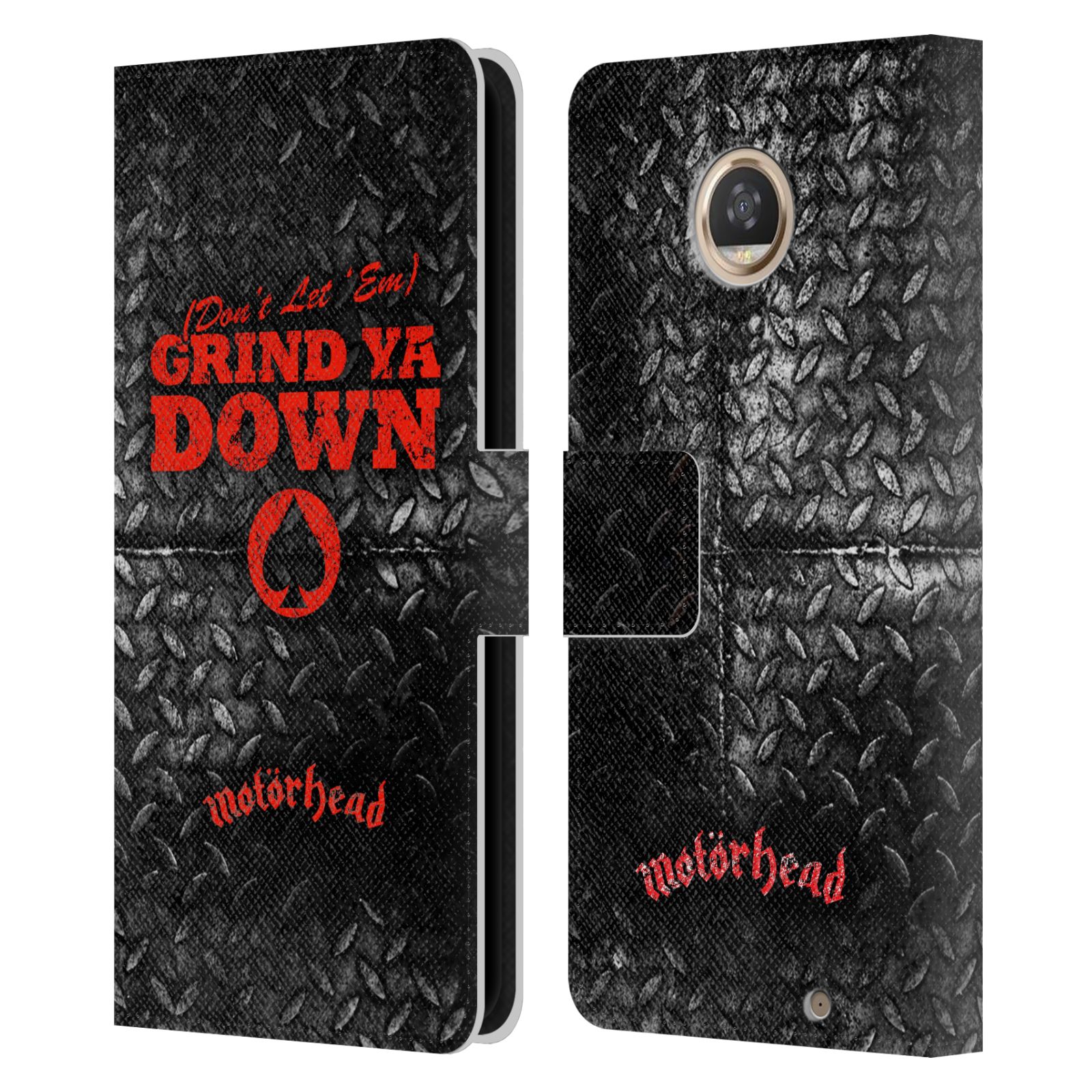 OFFICIAL MOTORHEAD KEY ART LEATHER BOOK WALLET CASE FOR MOTOROLA PHONES