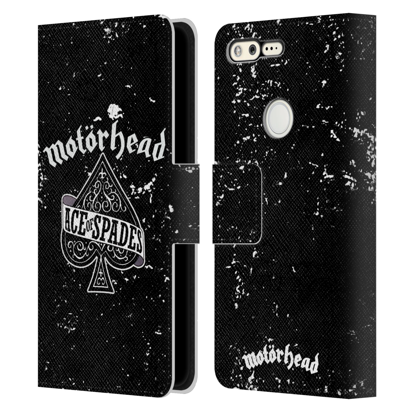 OFFICIAL MOTORHEAD LOGO LEATHER BOOK WALLET CASE COVER FOR GOOGLE PHONES - Picture 7 of 19