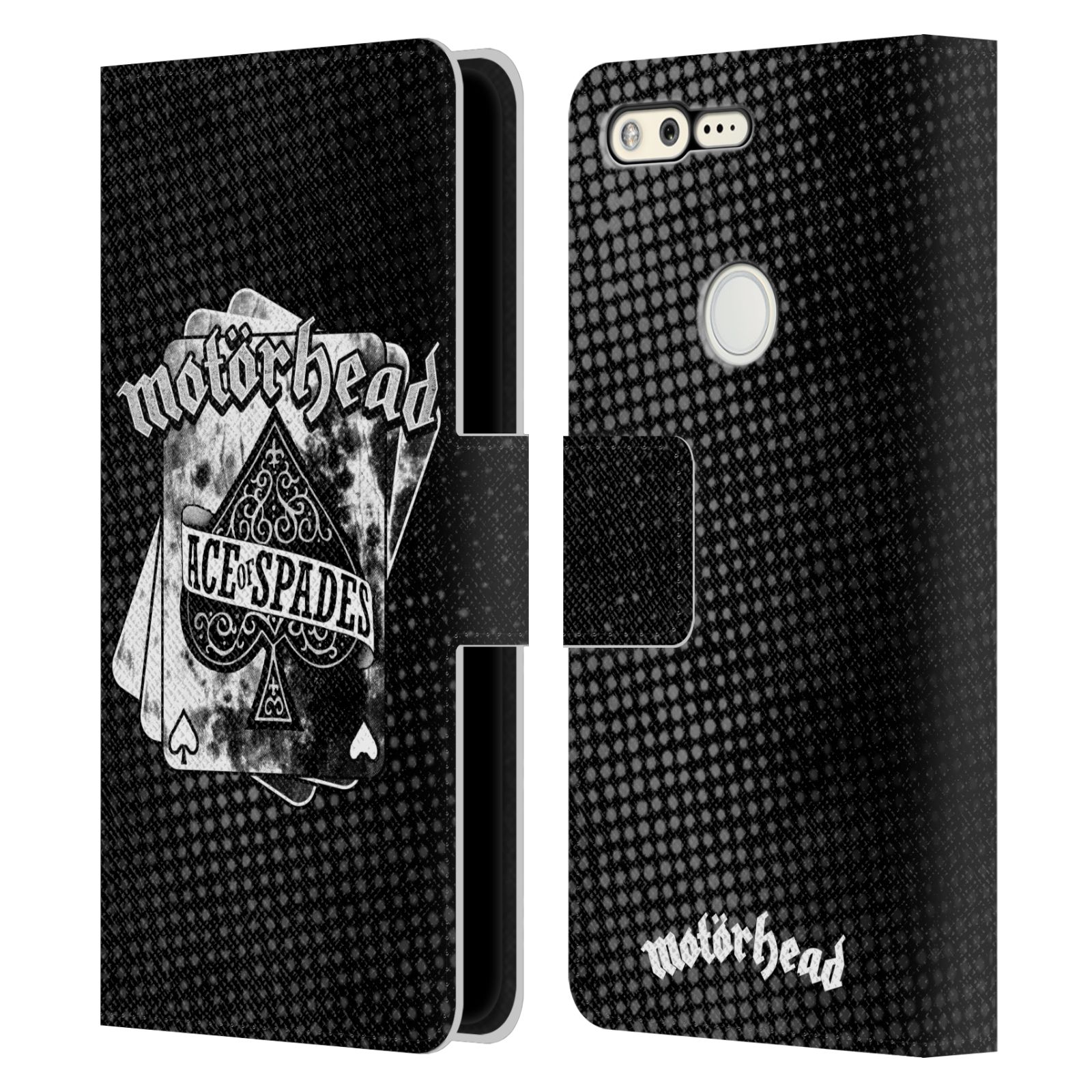 OFFICIAL MOTORHEAD LOGO LEATHER BOOK WALLET CASE COVER FOR GOOGLE PHONES - Picture 9 of 19