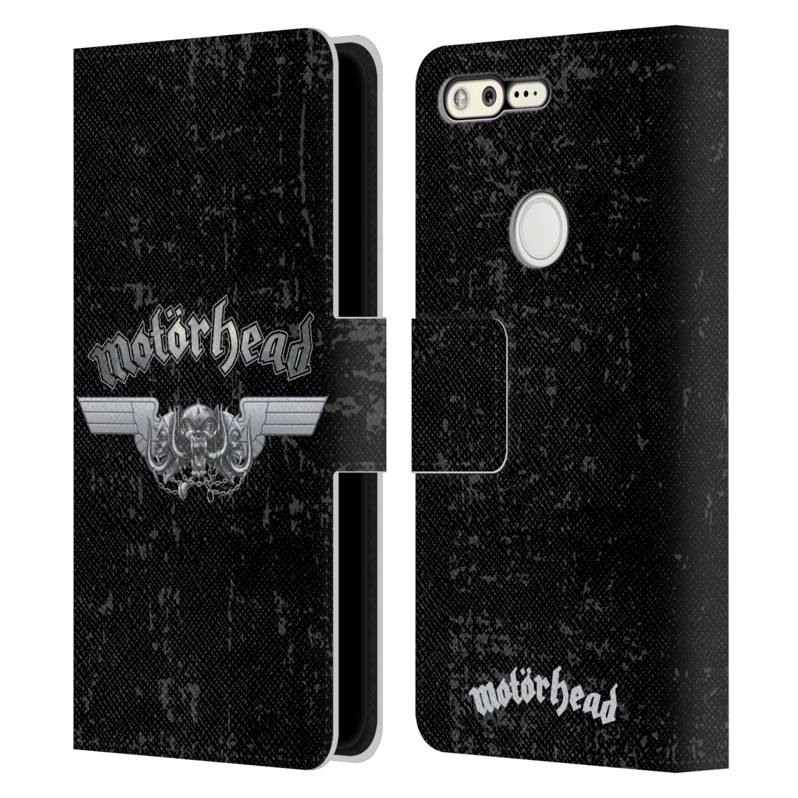OFFICIAL MOTORHEAD LOGO LEATHER BOOK WALLET CASE COVER FOR GOOGLE PHONES - Picture 13 of 19
