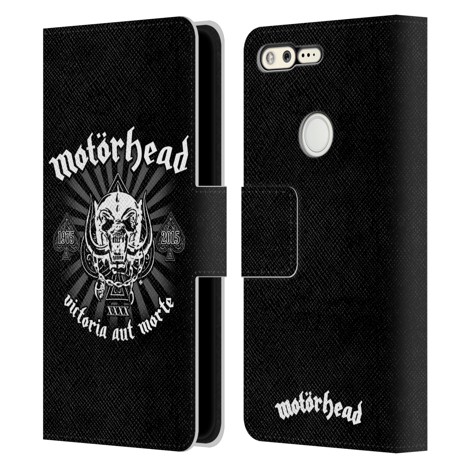 OFFICIAL MOTORHEAD LOGO LEATHER BOOK WALLET CASE COVER FOR GOOGLE PHONES - Picture 18 of 19