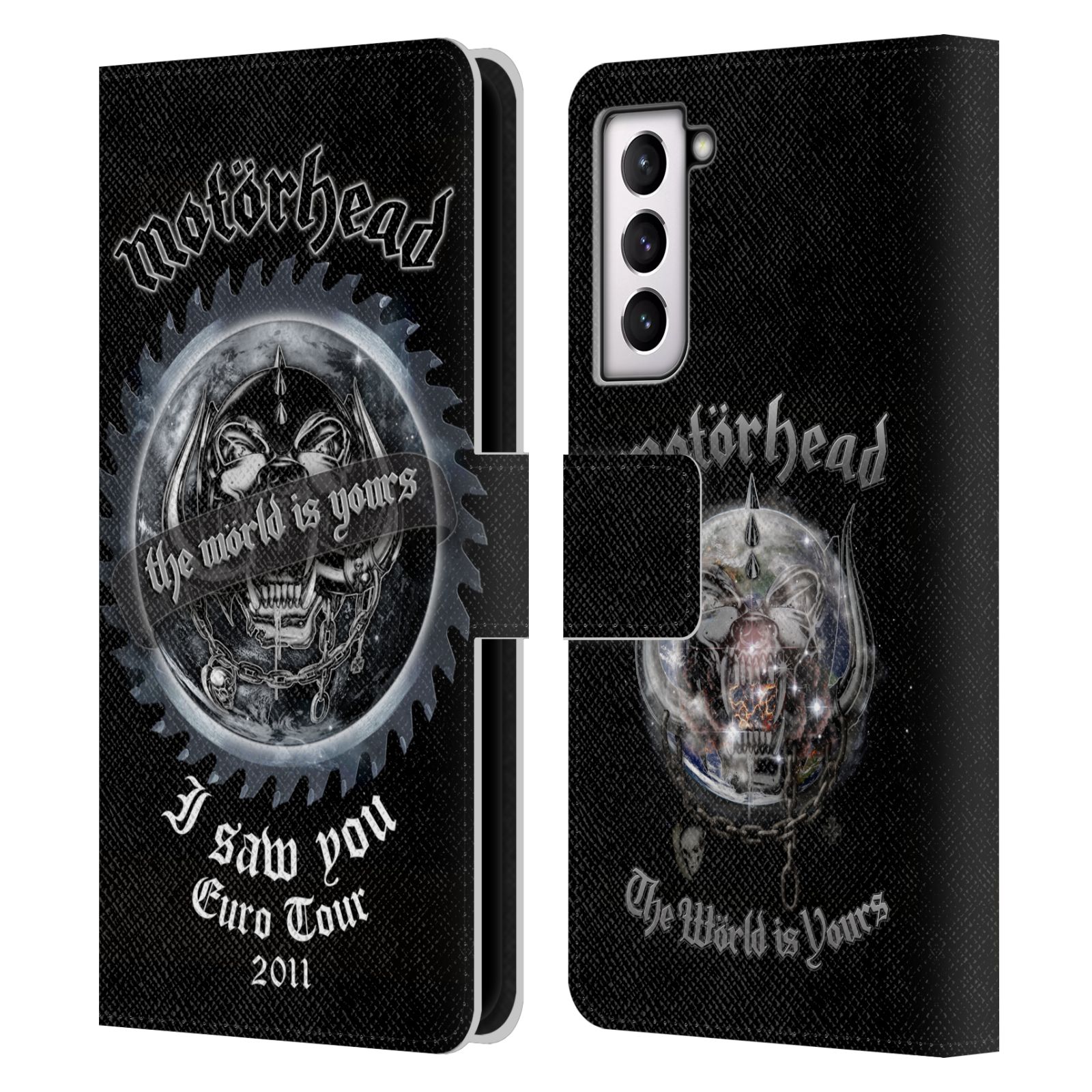 FUNDA BILLETERA OFICIAL MOTORHEAD TOURS LIBRO DE CUERO PARA TELÉFONOS SAMSUNG 4 - Imagen 11 de 12