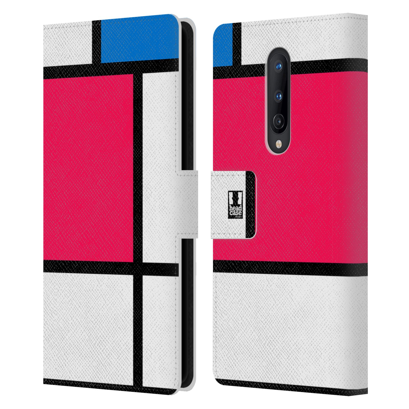 HEAD CASE DESIGNS HUED TILES LEATHER BOOK WALLET CASE COVER FOR ONEPLUS PHONES - Picture 8 of 12