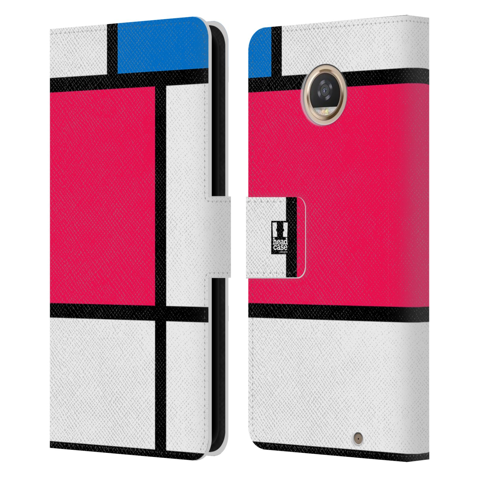 HEAD CASE DESIGNS HUED TILES LEATHER BOOK WALLET CASE COVER