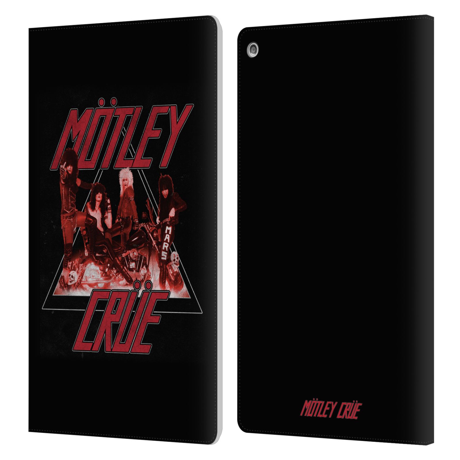 OFFICIAL MOTLEY CRUE KEY ART LEATHER BOOK WALLET CASE COVER FOR AMAZON FIRE - 第 13/13 張圖片