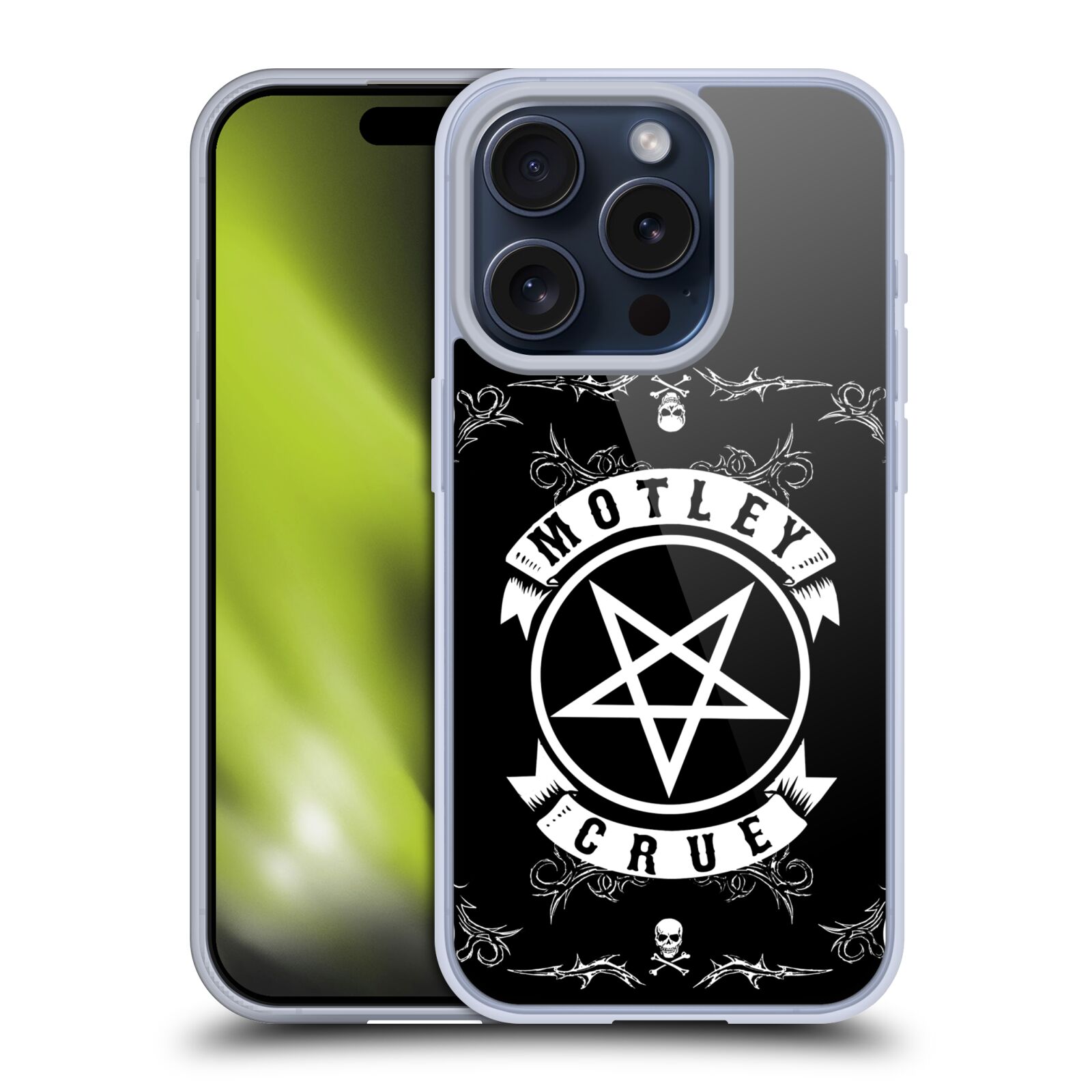 OFFICIAL MOTLEY CRUE LOGOS GEL CASE FOR APPLE iPHONE PHONES - Picture 11 of 13