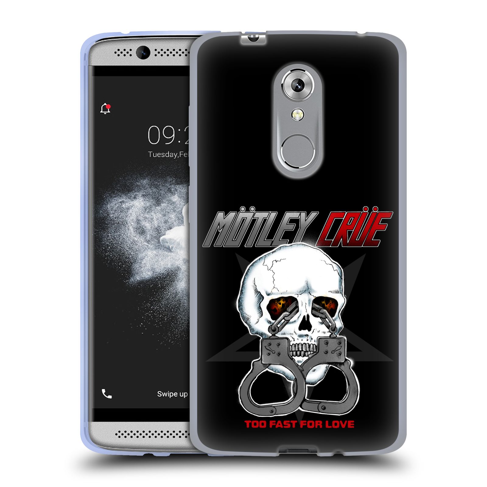 OFFICIAL MOTLEY CRUE LOGOS SOFT GEL CASE FOR ZTE PHONES - Picture 8 of 8