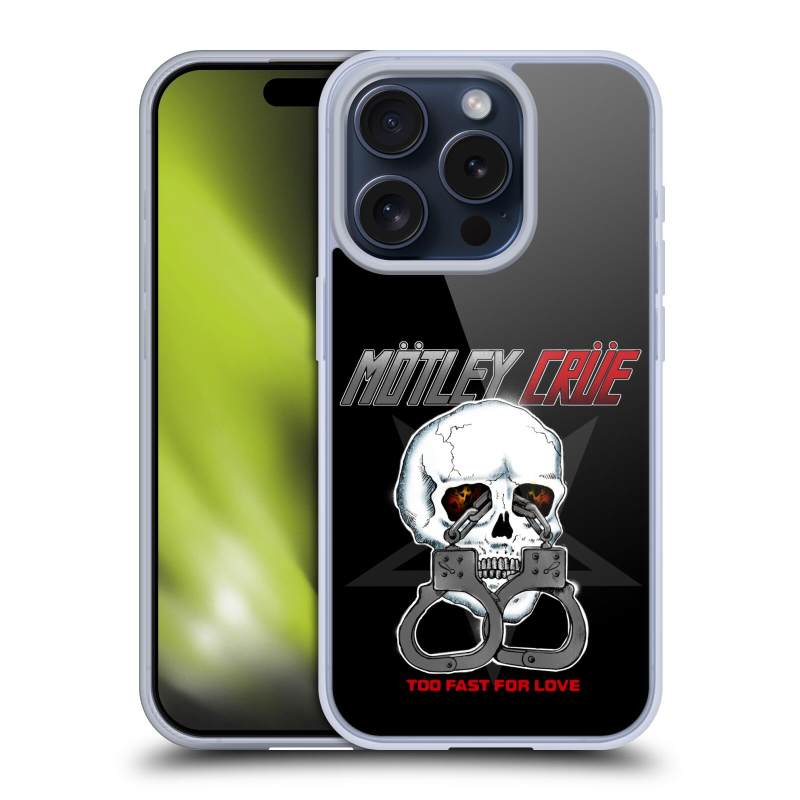 OFFICIAL MOTLEY CRUE LOGOS GEL CASE FOR APPLE iPHONE PHONES - Picture 13 of 13