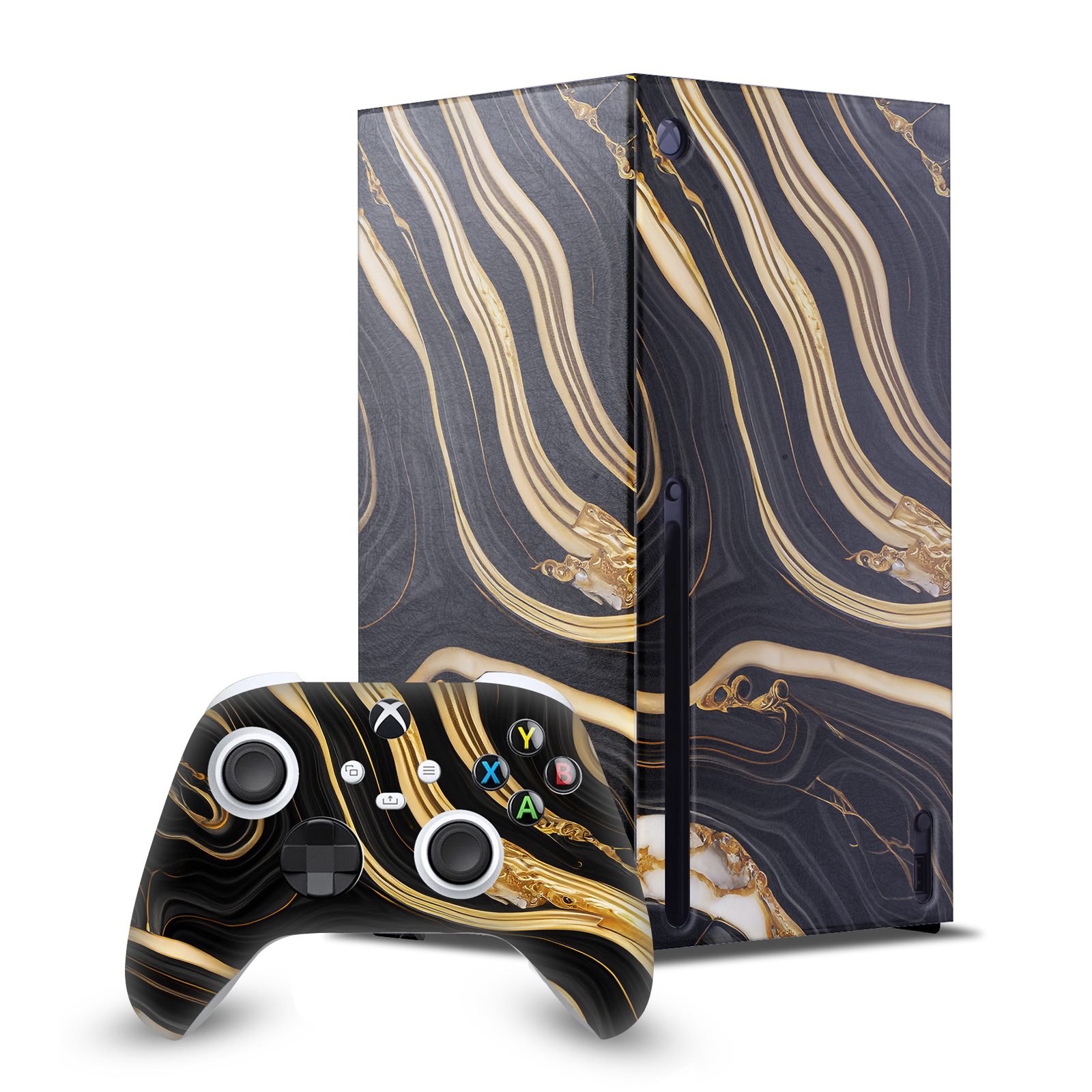 HEAD CASE DESIGNS CON CUBIERTA DE CONSOLA DE JUEGOS DE MÁRMOL Y PIEL DE CONTROLADOR PARA XBOX SERIE X - Imagen 12 de 16
