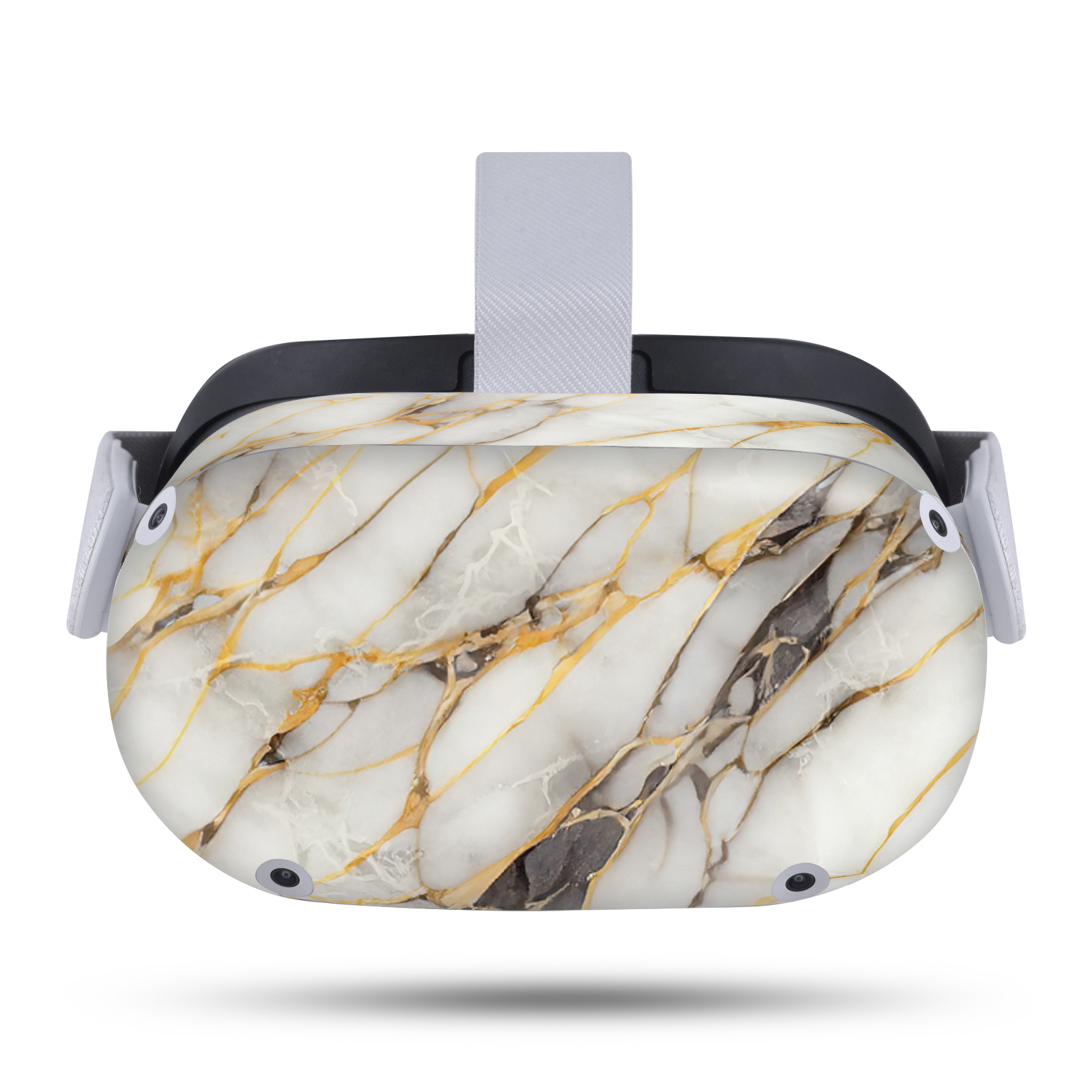 COVER DECALCOMANIA PELLE ADESIVO VINILE MARMO HEAD CASE DESIGNS PER META QUEST - Foto 10 di 10