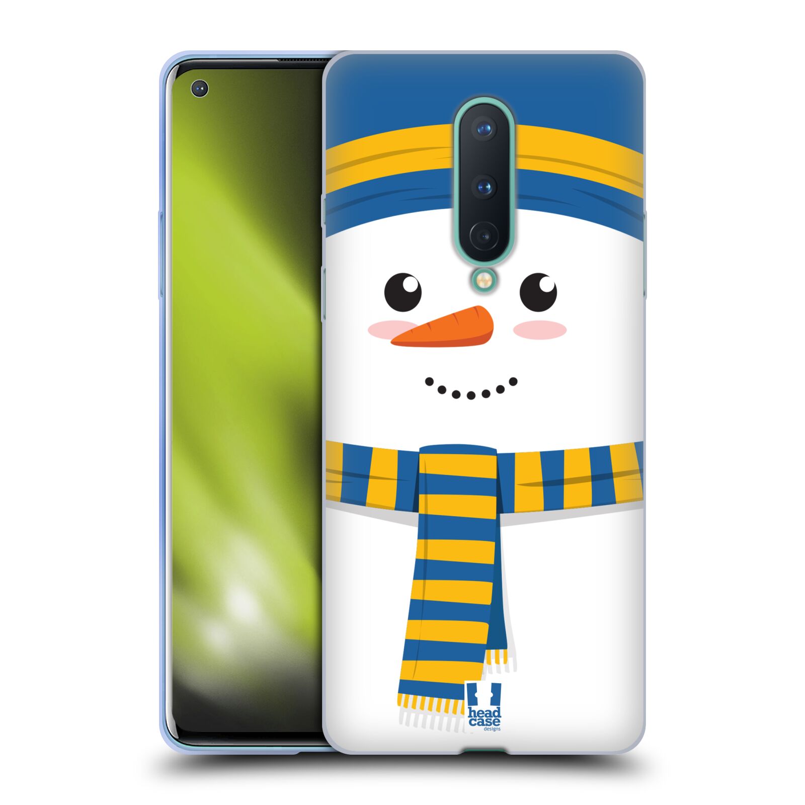 FUNDA HEAD CASE DESIGNS MR SNOWMAN GEL SUAVE PARA TELÉFONOS GOOGLE ONEPLUS - Imagen 8 de 13