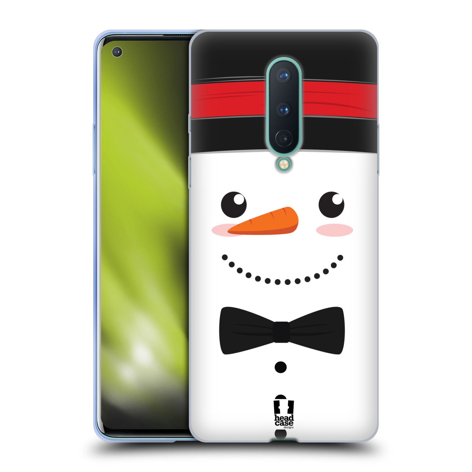 FUNDA HEAD CASE DESIGNS MR SNOWMAN GEL SUAVE PARA TELÉFONOS GOOGLE ONEPLUS - Imagen 9 de 13